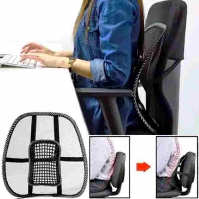 Cojín lumbar ergonómico negro - miniatura 3