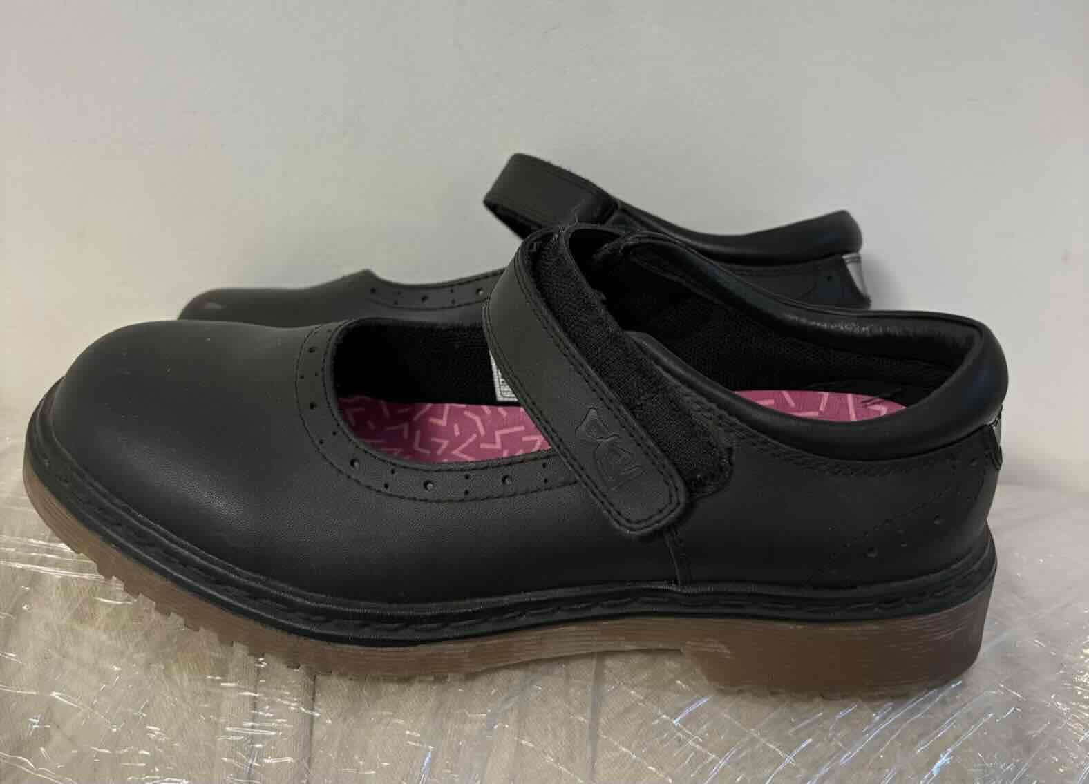 Zapatos escolares negros con velcro - miniatura 3