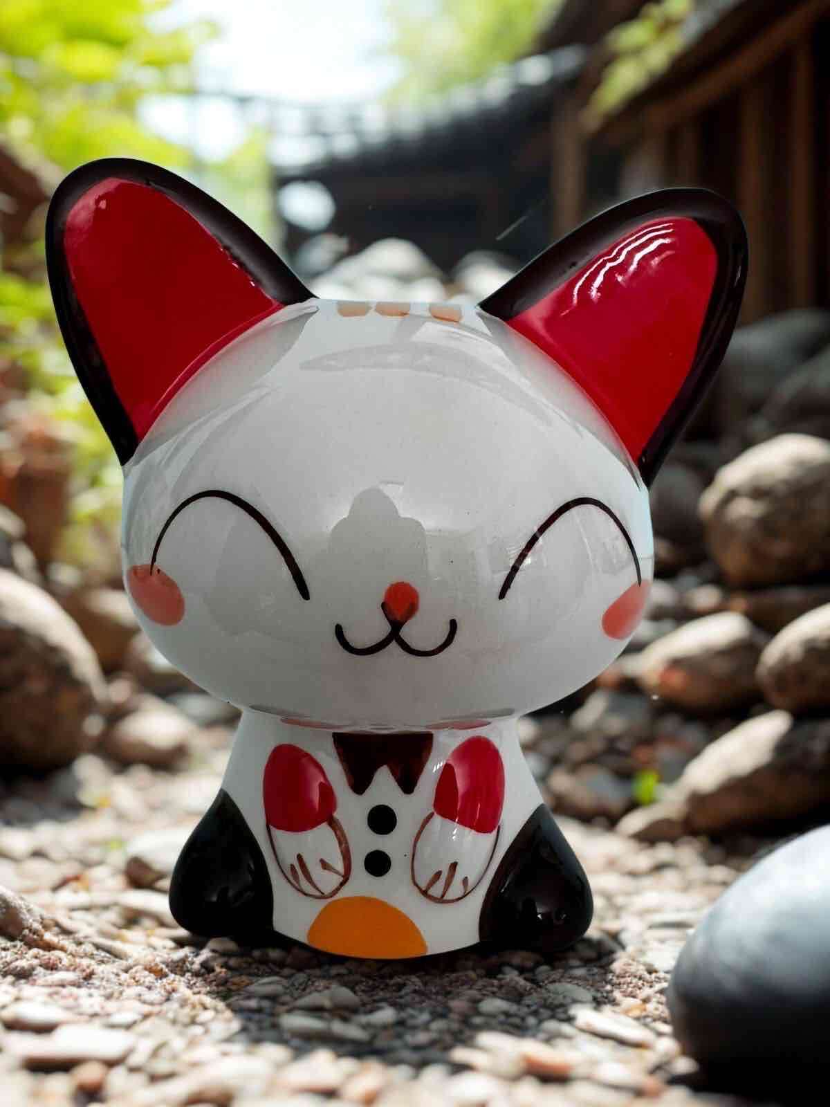 Maneki Neko de cerámica