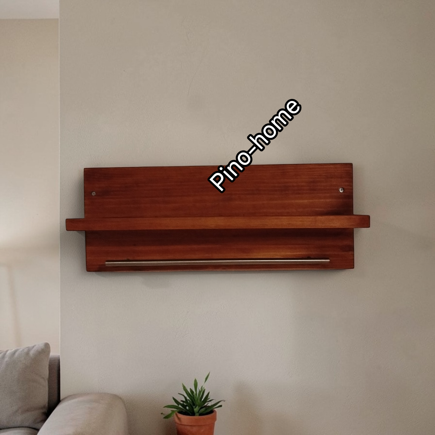 Repisa multiuso madera rústica con estilo moderno