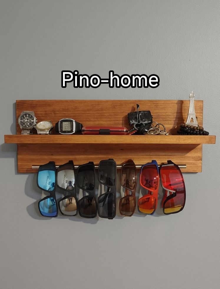 Repisa multiuso madera rústica con estilo moderno - miniatura 4