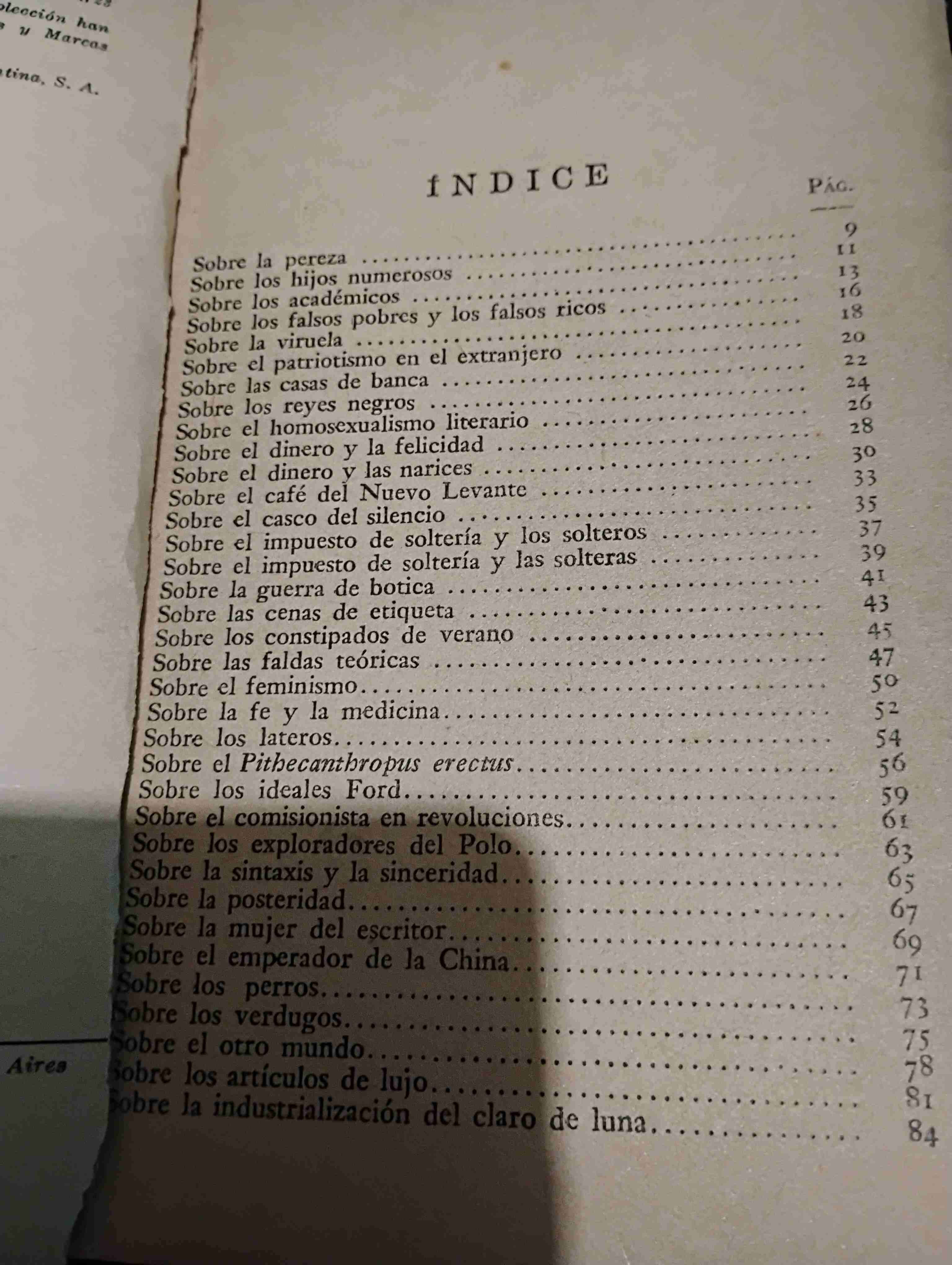 Libro 'Sobre Casi Nada' Julio Camba - miniatura 2