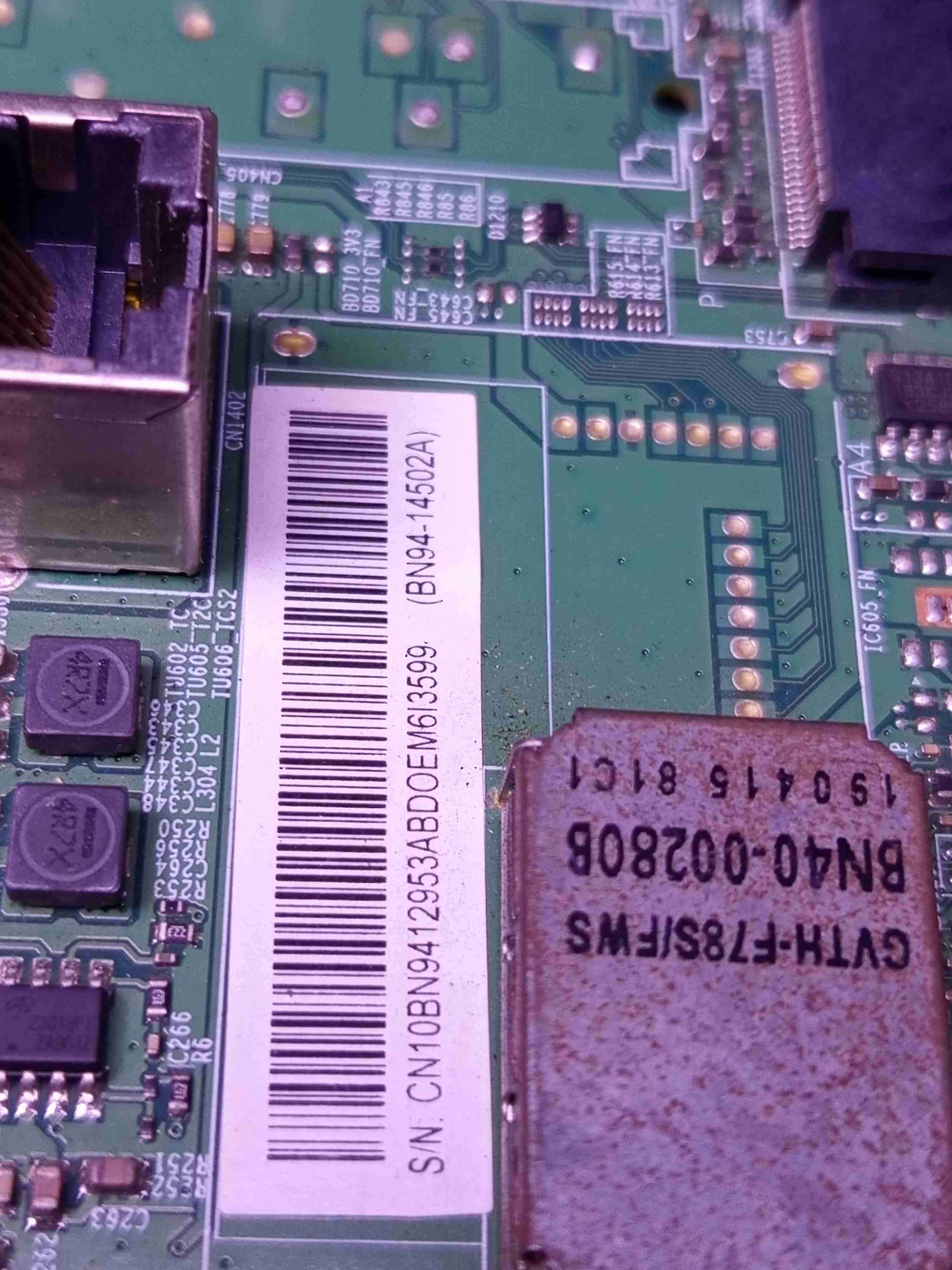 Mainboard para televisor Samsung modelo UN40J5200 - miniatura 2