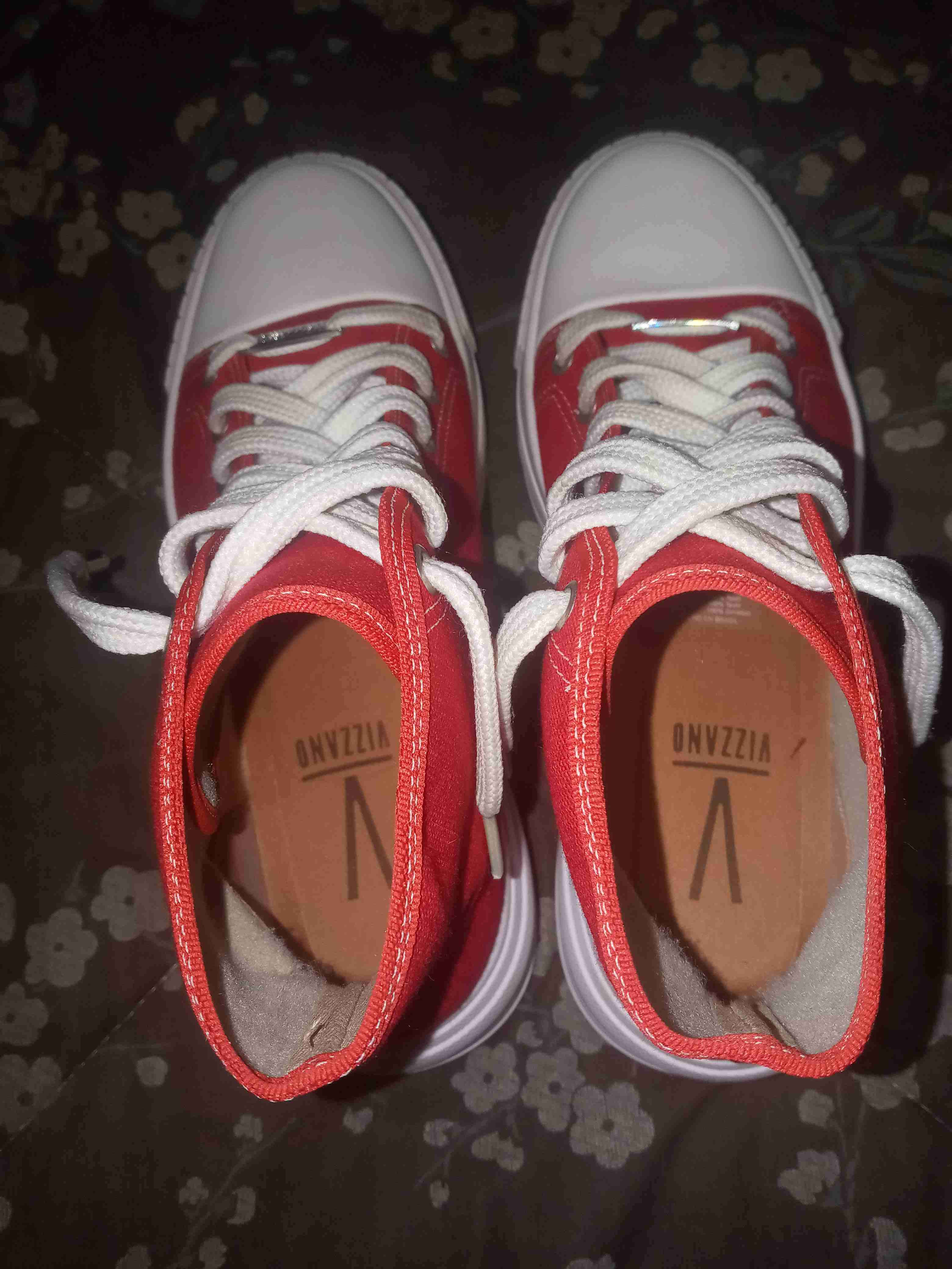 Zapatillas rojas de lona - miniatura 5