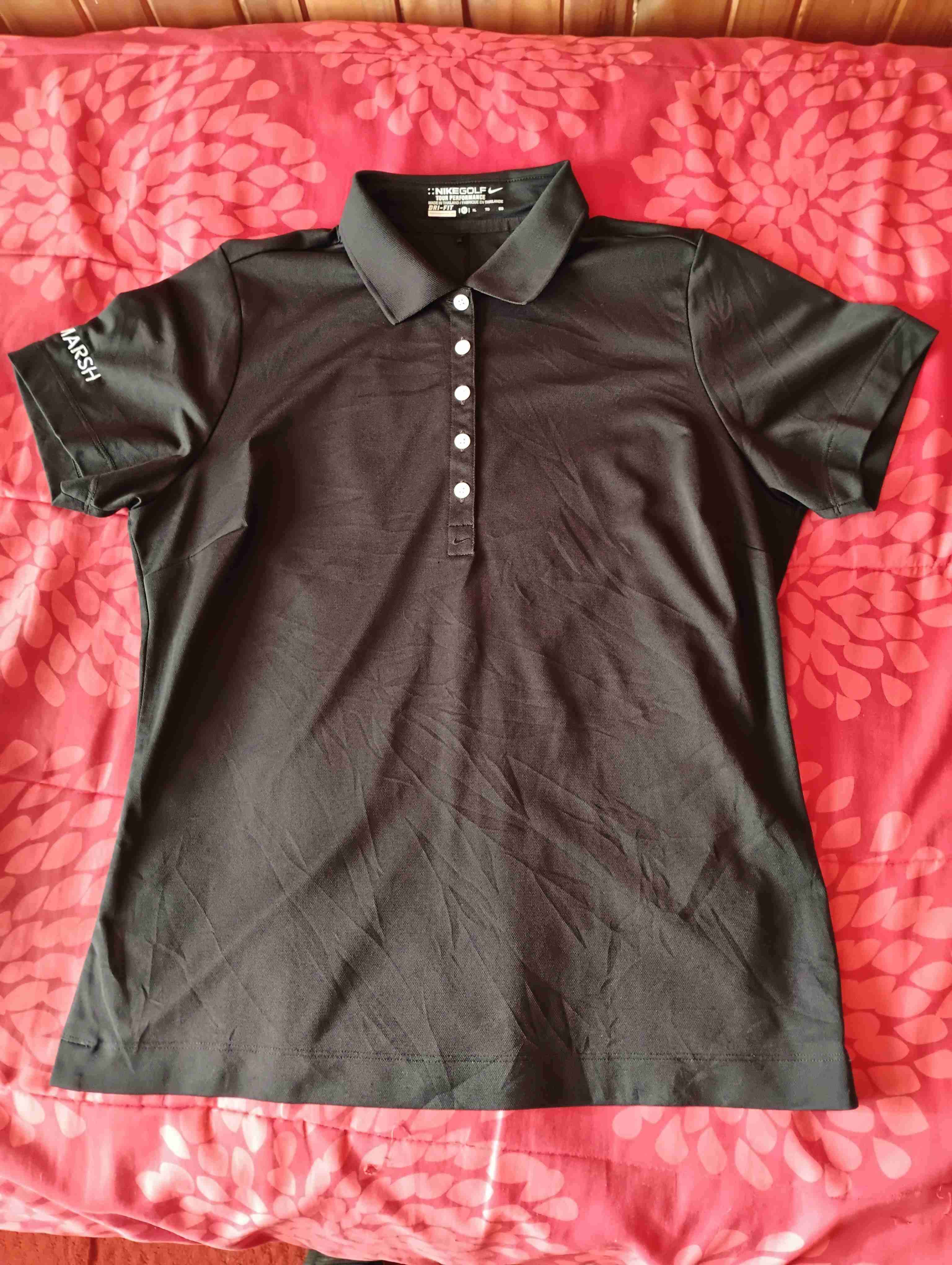 Polera polo Nike Golf negra - miniatura 3