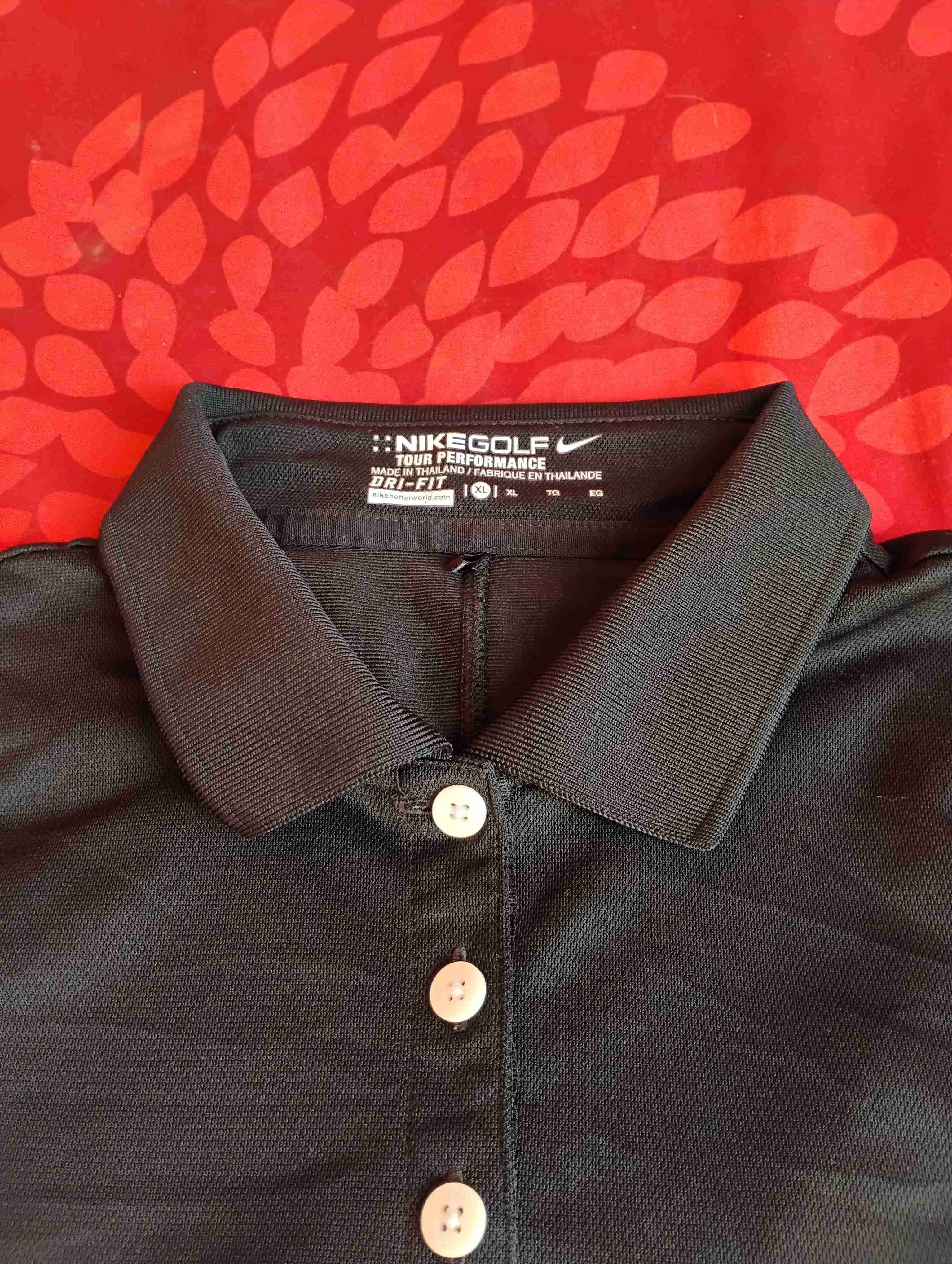 Polera polo Nike Golf negra - miniatura 4