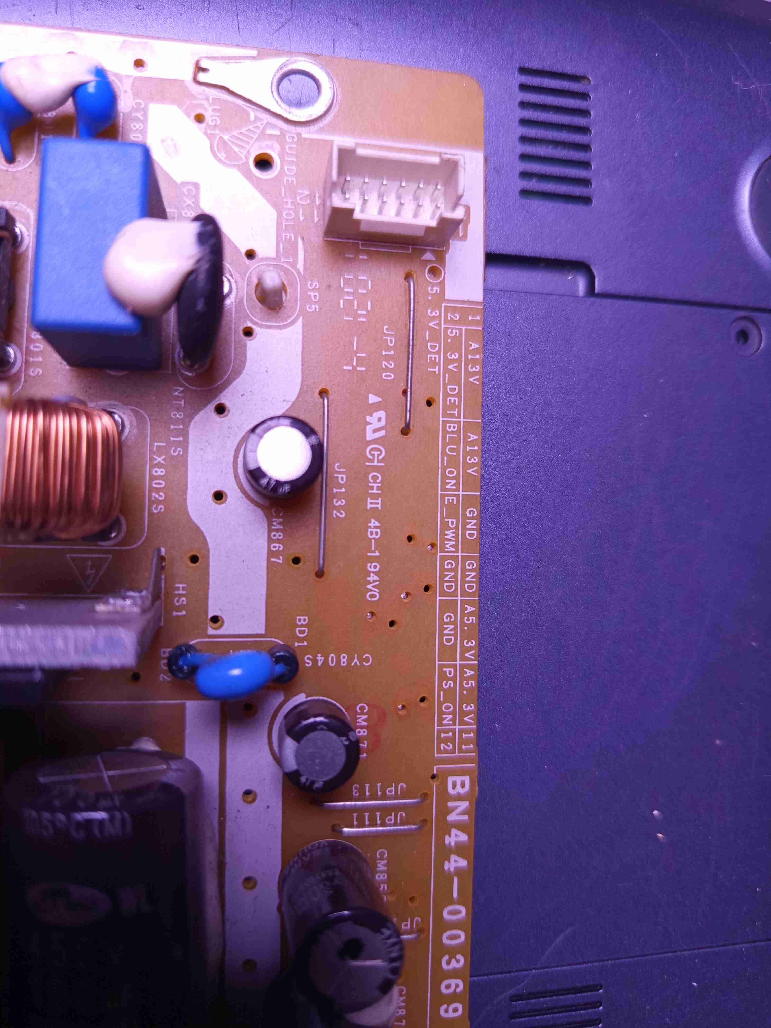 Fuente de poder tv Samsung model LN32C350D1D - miniatura 4