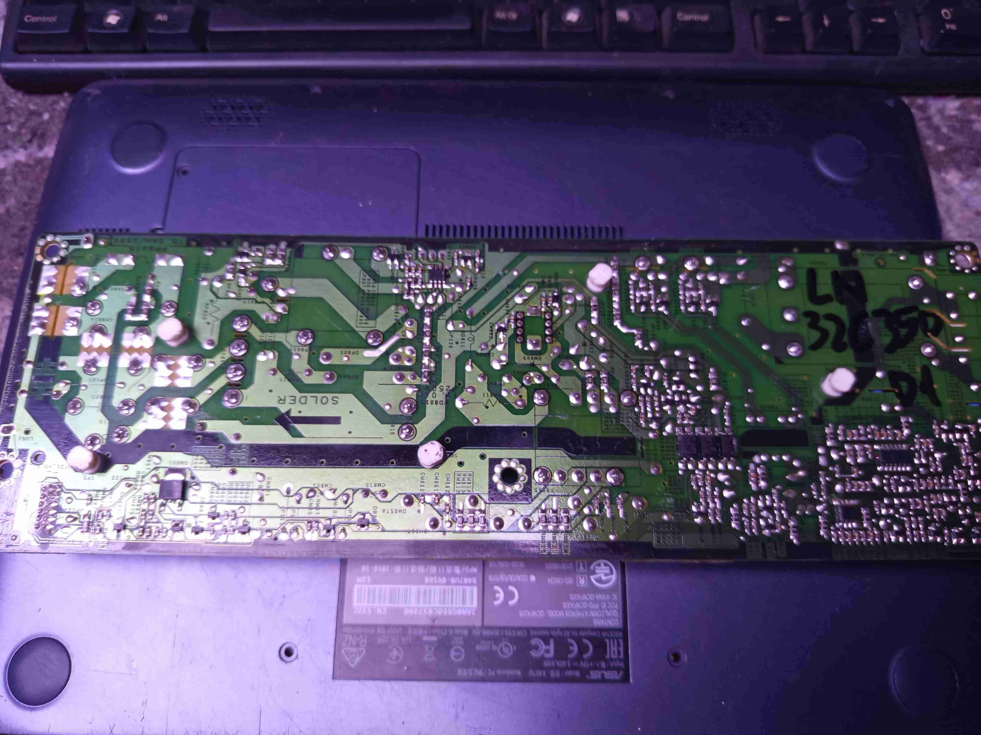 Fuente de poder tv Samsung model LN32C350D1D - miniatura 6