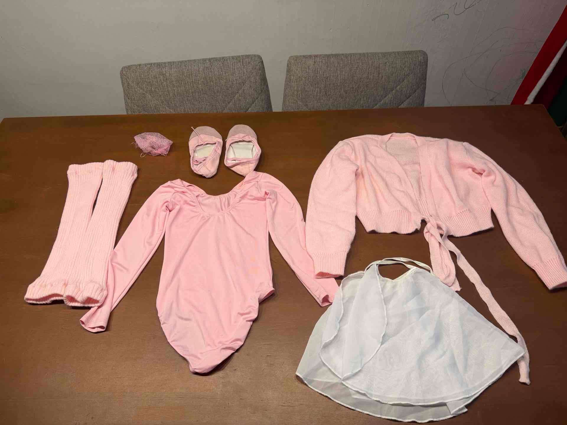 Set de ballet rosa para niña