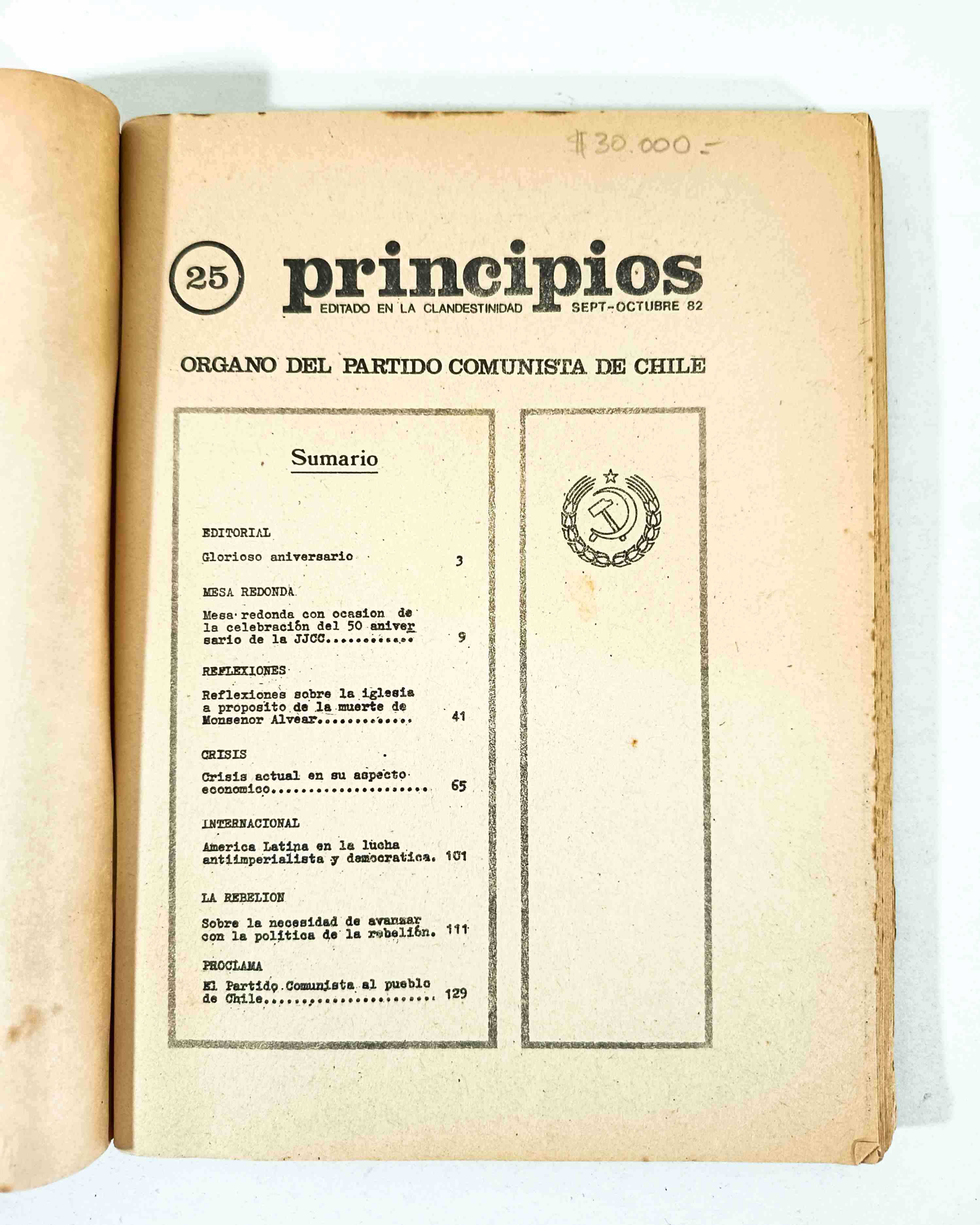 Revista Principios. Número 25. - miniatura 2