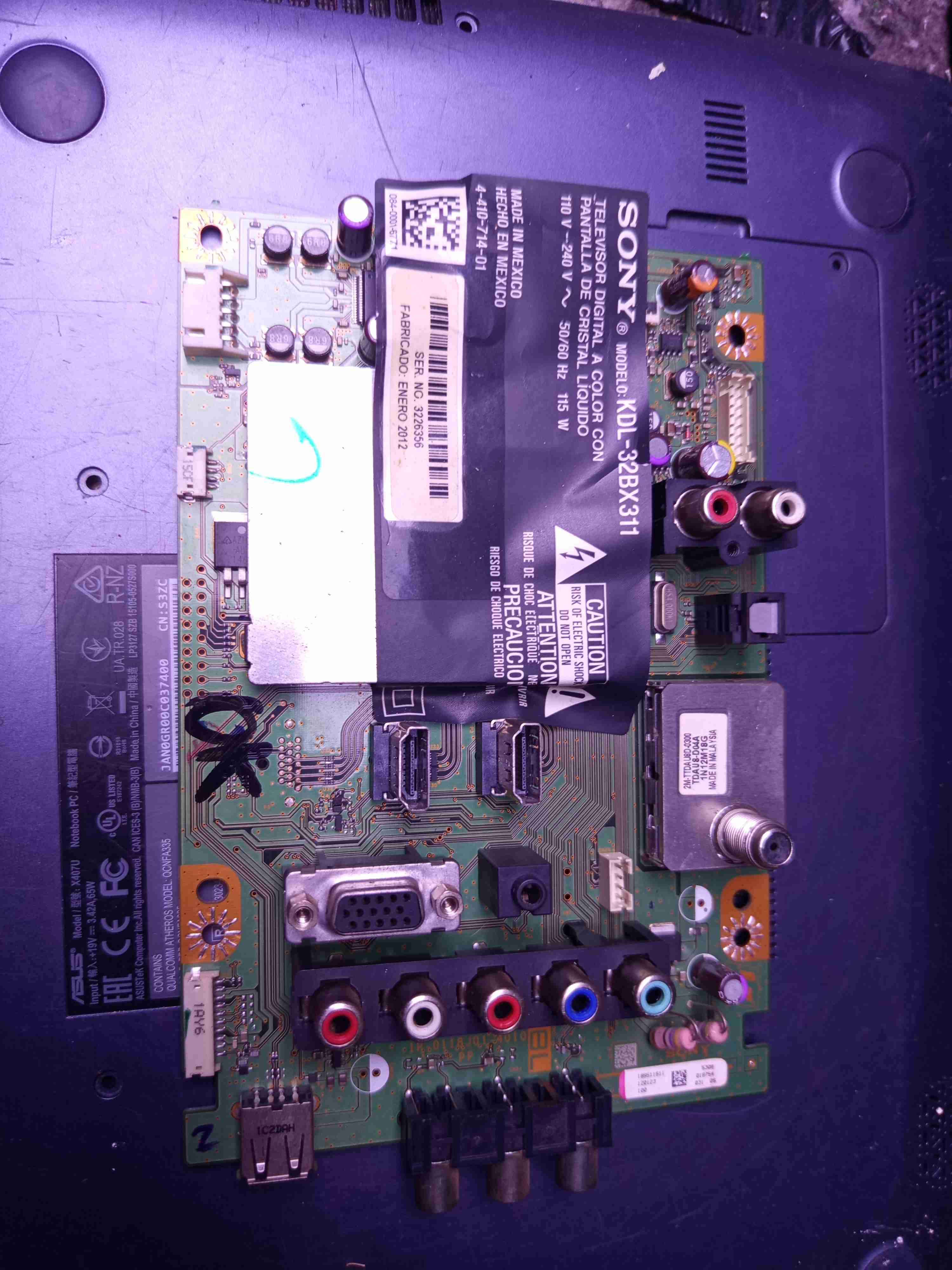 Placa mainboard para televisor Sony KDL-32BX311
