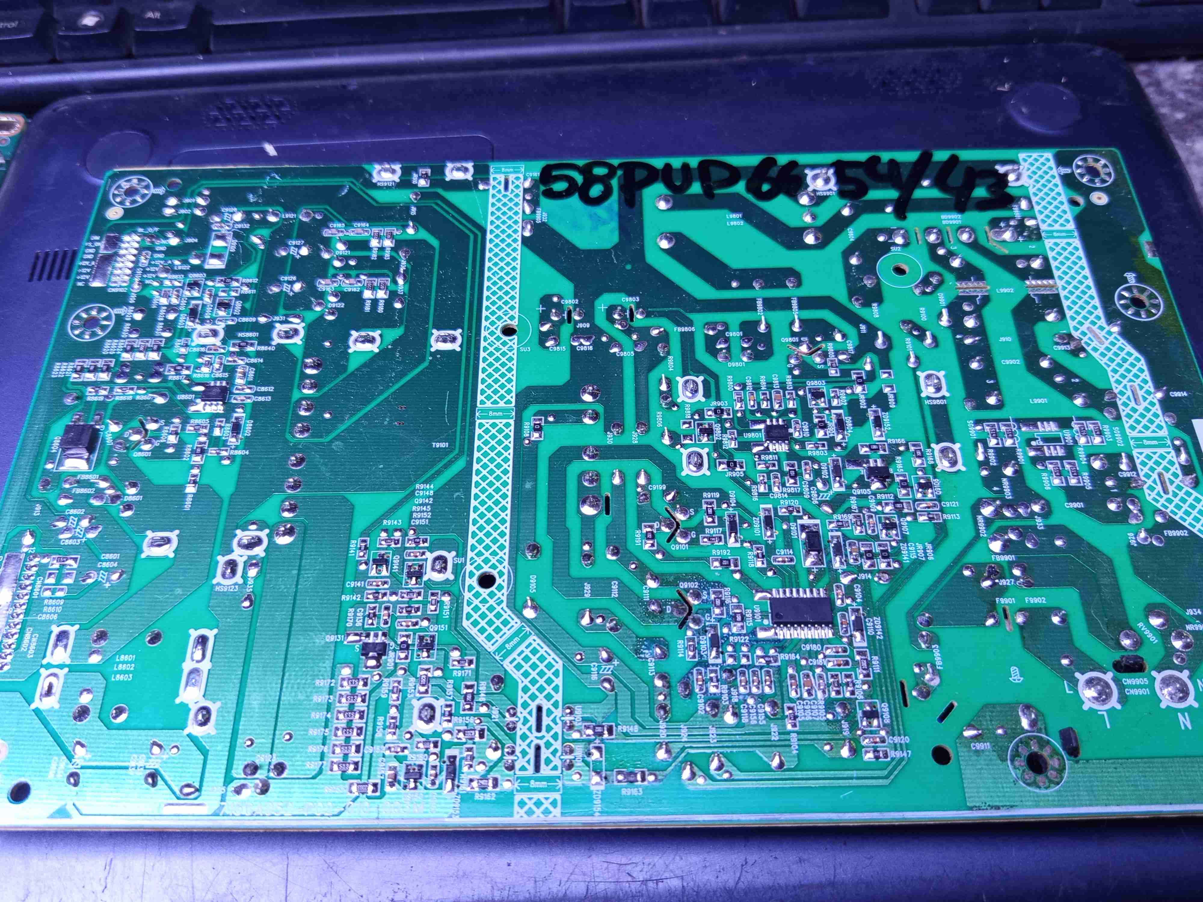 Fuente de poder televisor Philips 58PUD6654/43 - miniatura 6