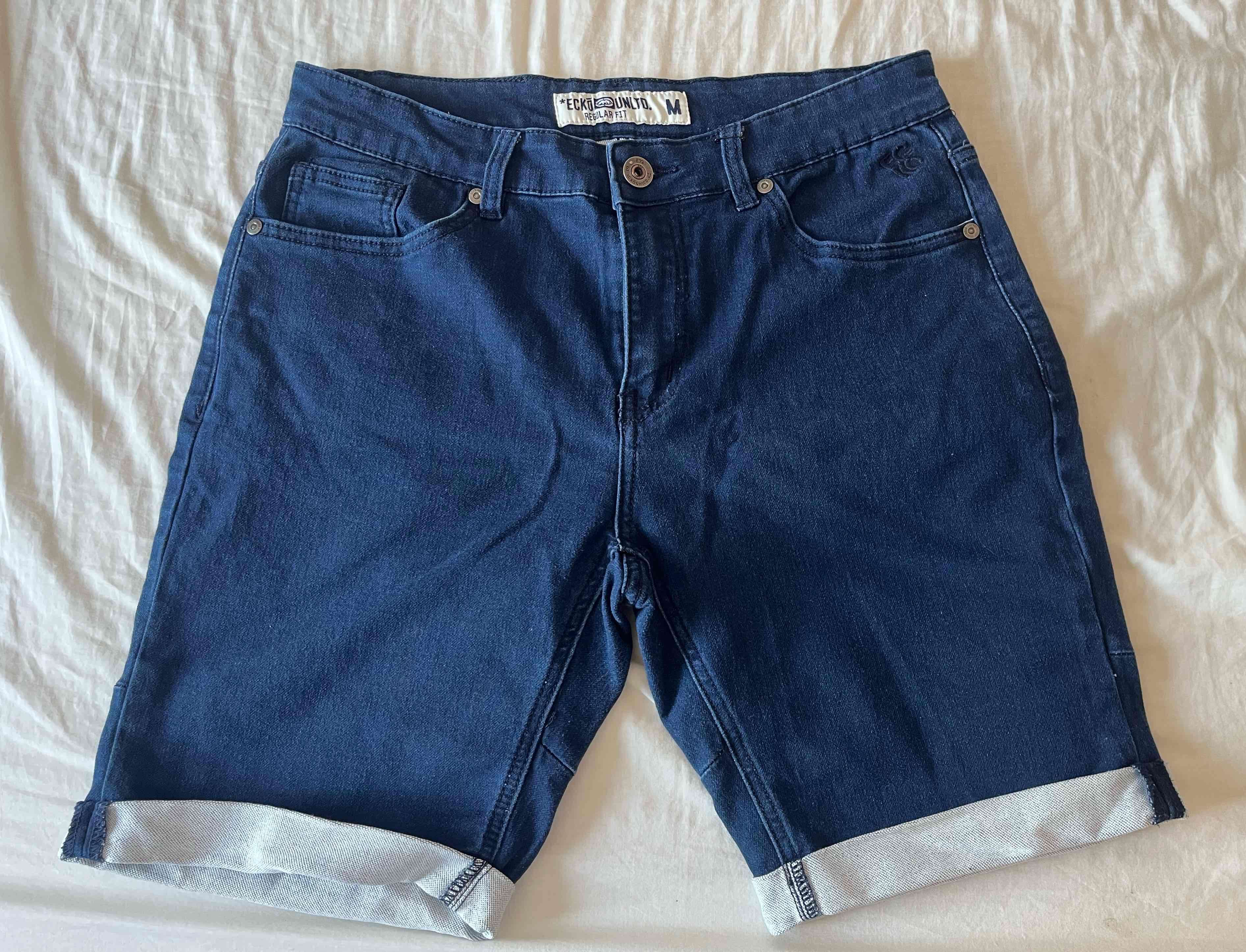 Shorts de mezclilla azul talla M