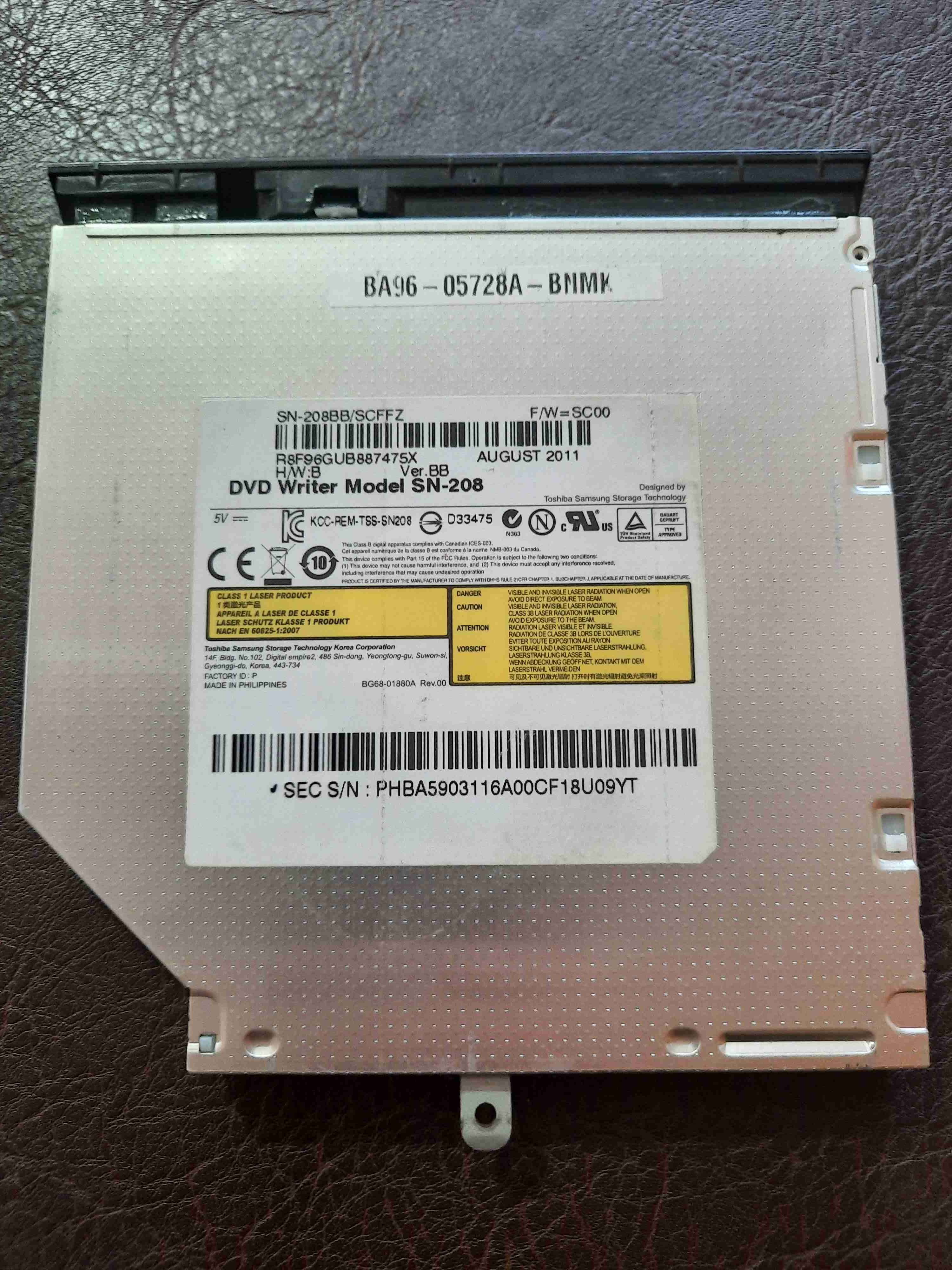 Grabador de DVD Samsung SN-208 - miniatura 4