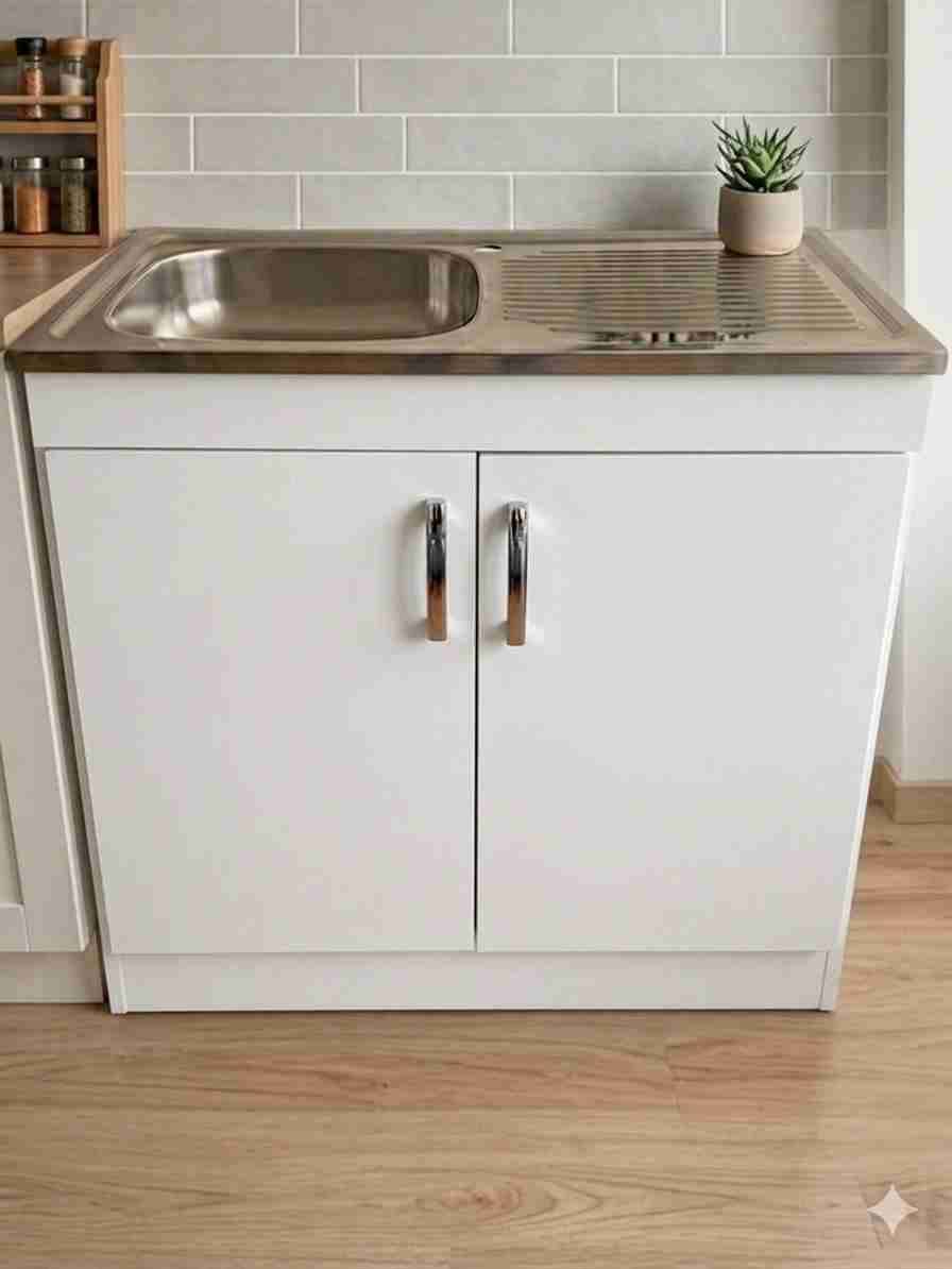 Gabinete para cocina/baño blanco - miniatura 2