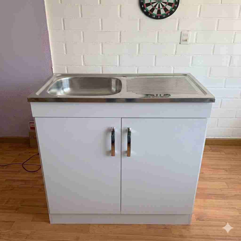 Gabinete para cocina/baño blanco - miniatura 4