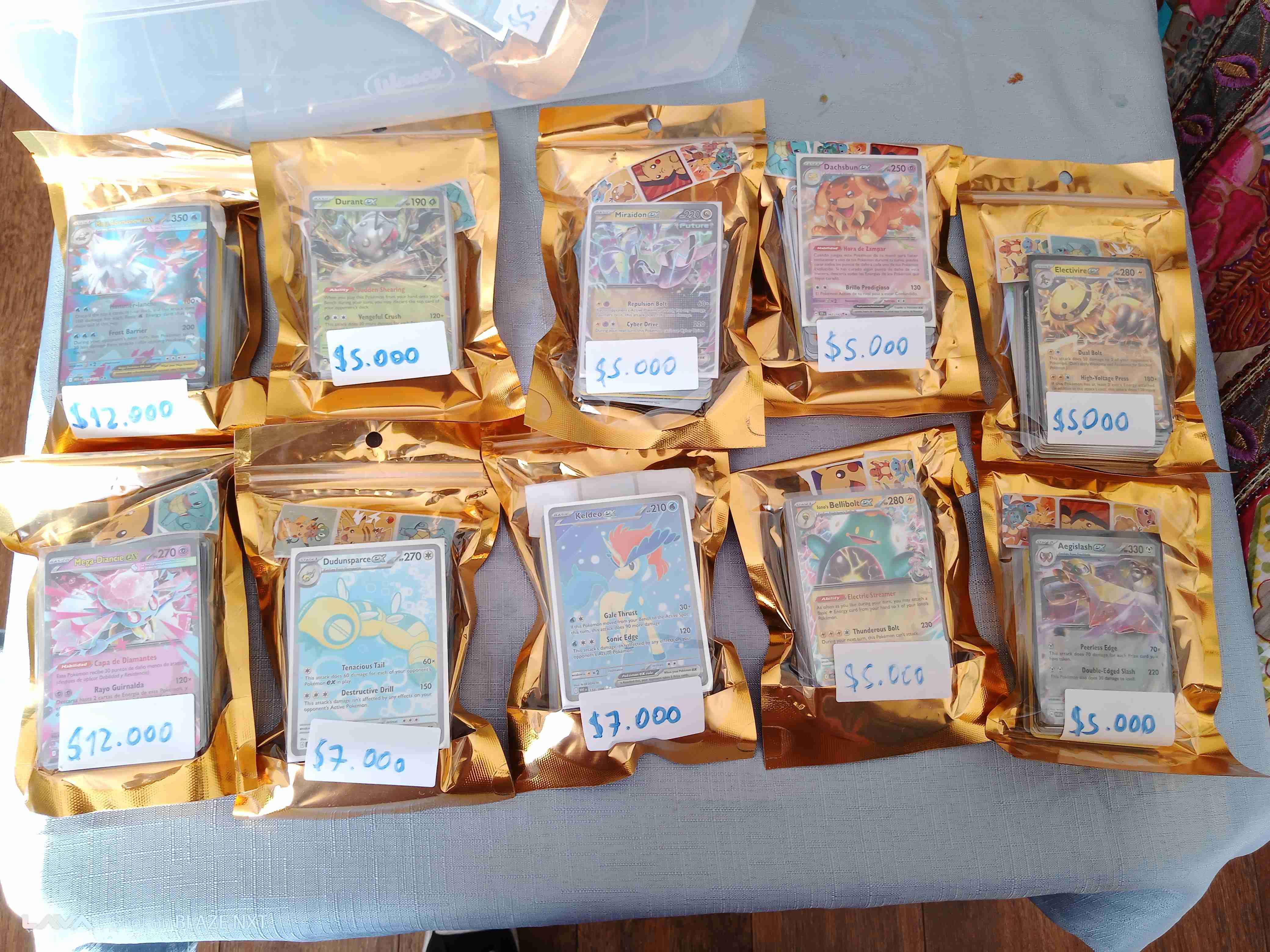 Lote 50/70/100 cartas pokemon originales - miniatura 3