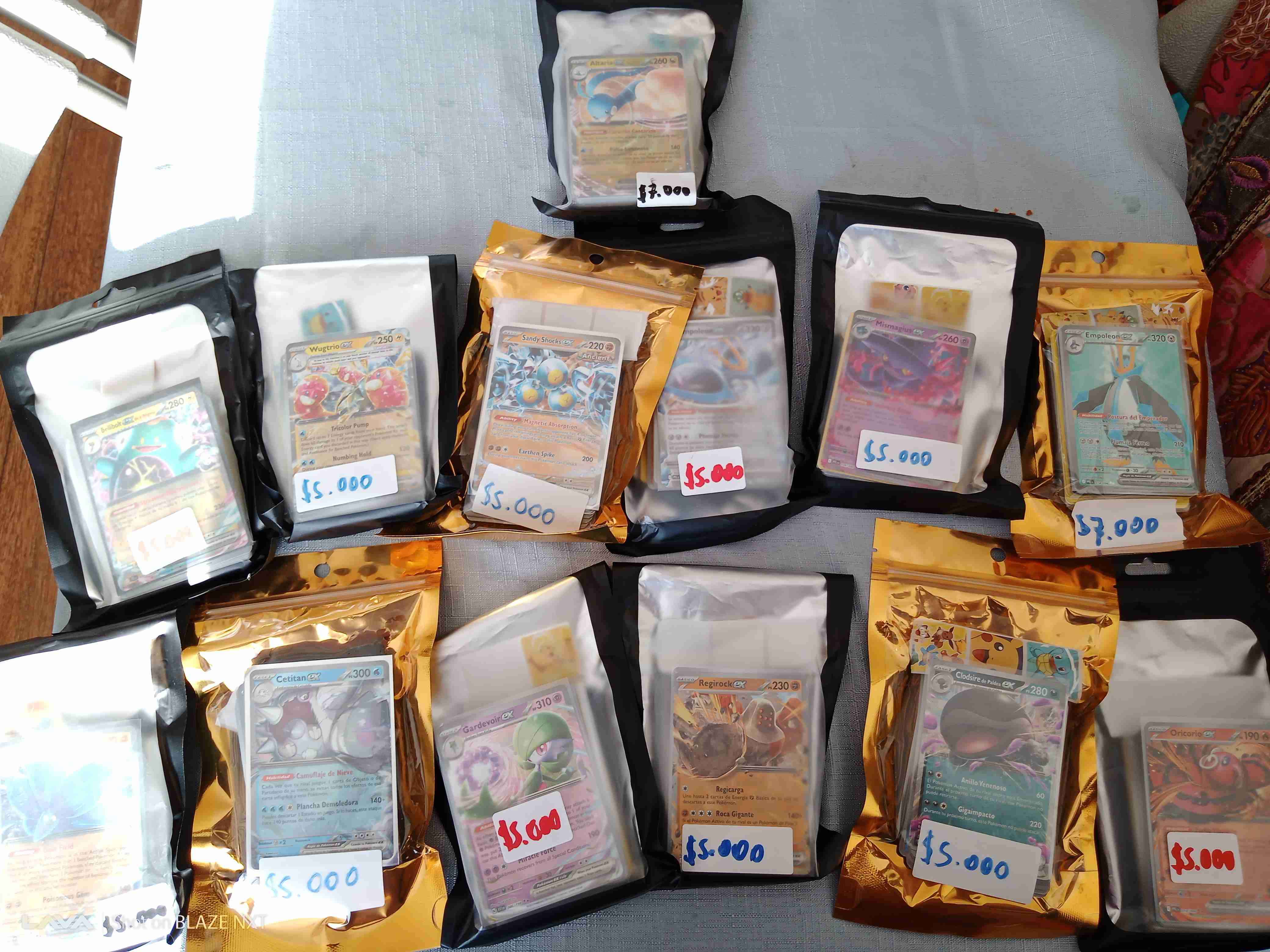 Lote 50/70/100 cartas pokemon originales - miniatura 4