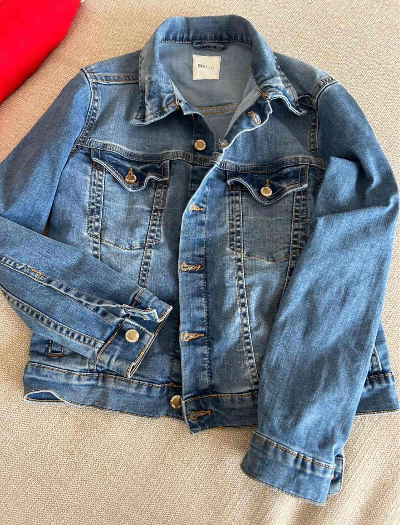 Chaqueta de mezclilla azul