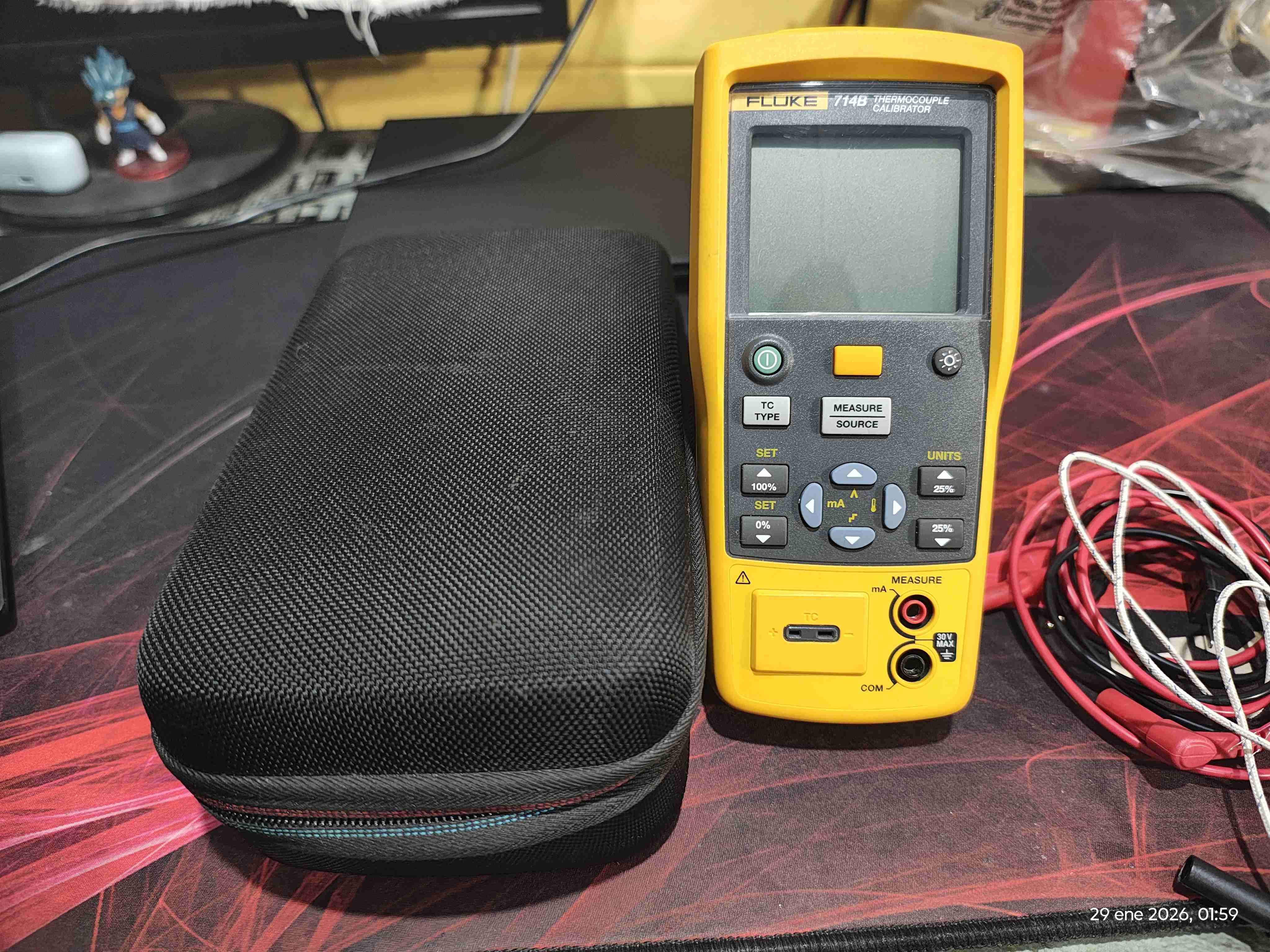 Calibrador termopar Fluke 714B - miniatura 5