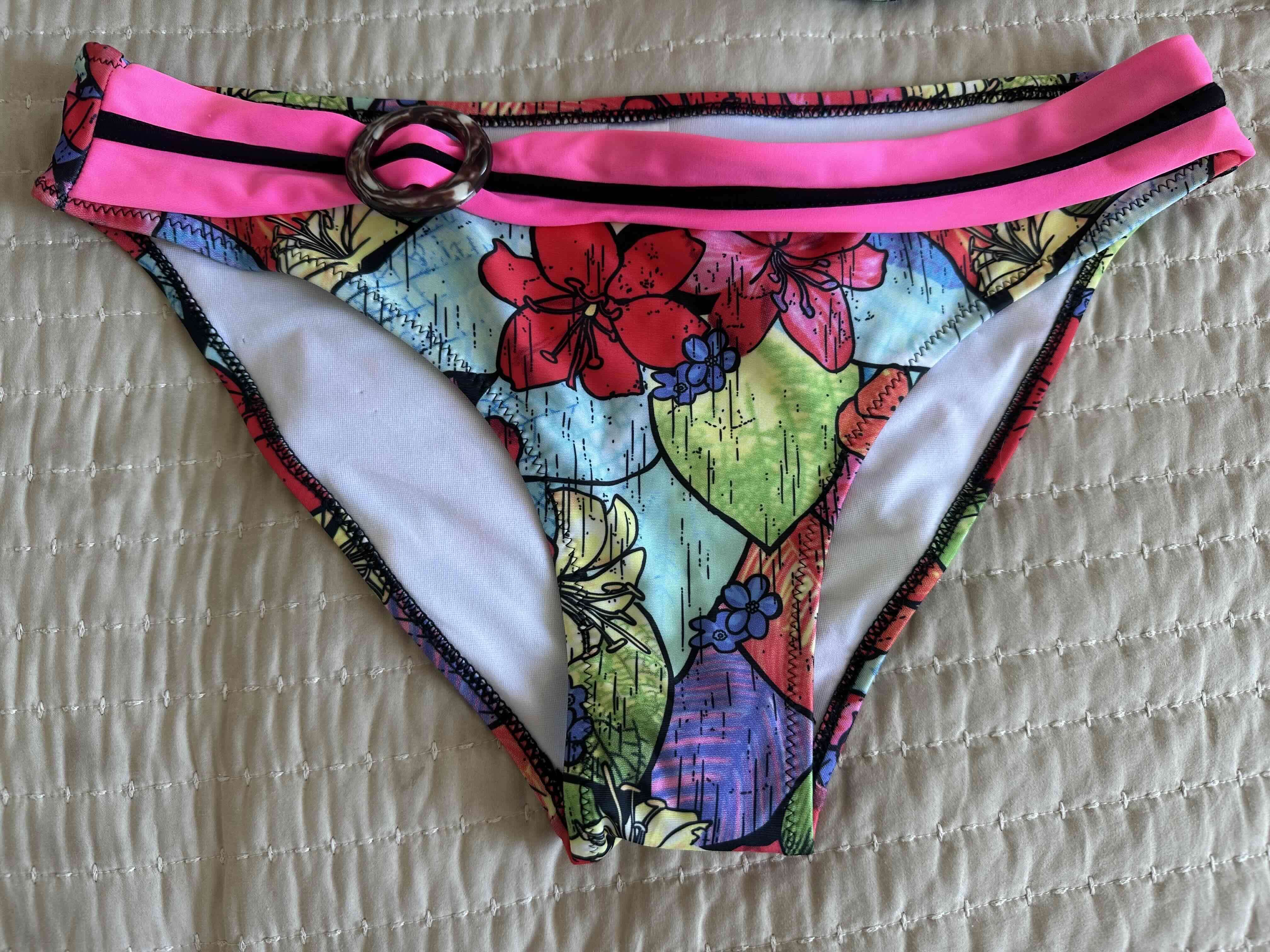 Bikini floral fucsia - miniatura 3