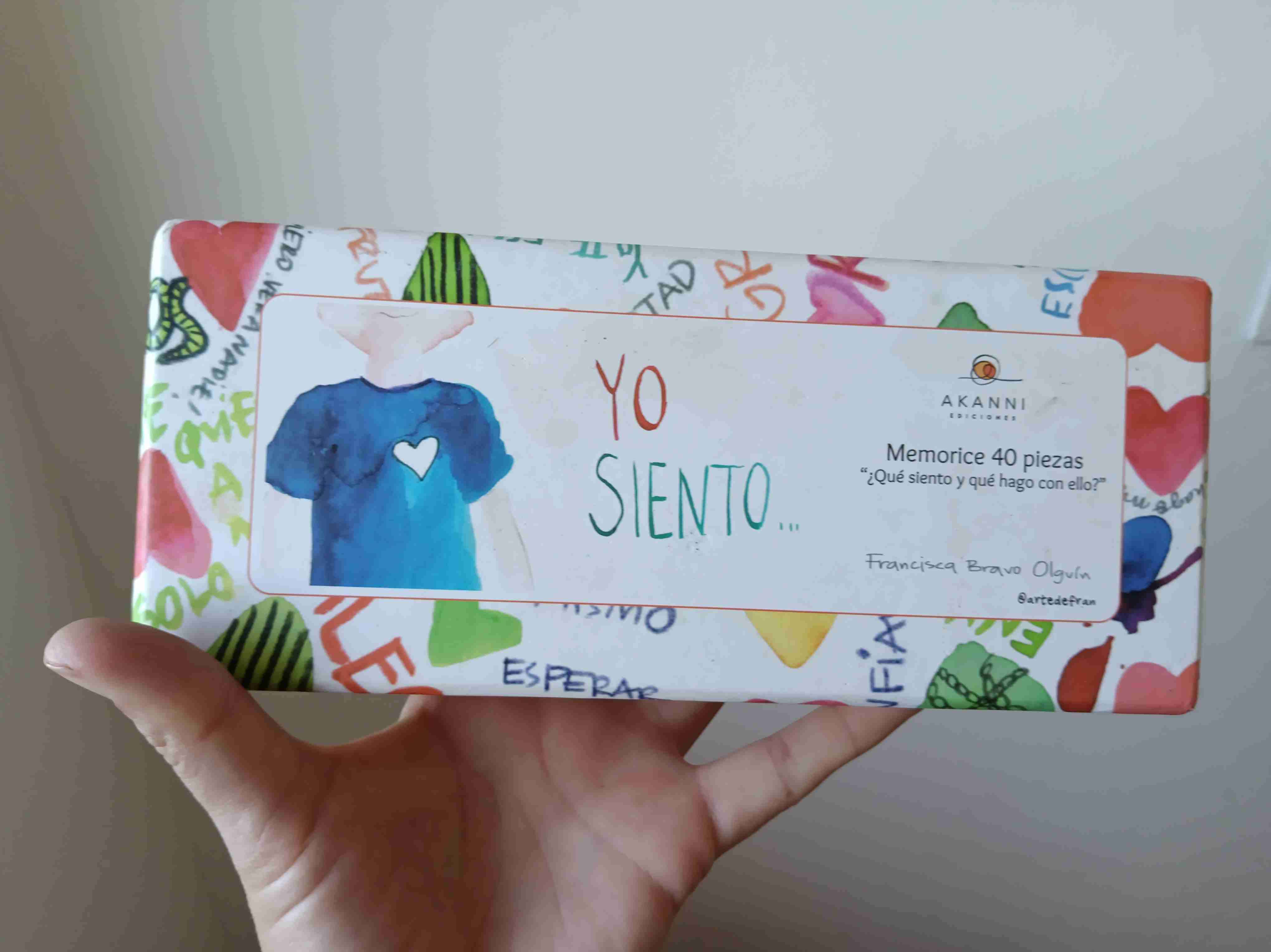 Juego de memoria "Yo Siento" 40 piezas