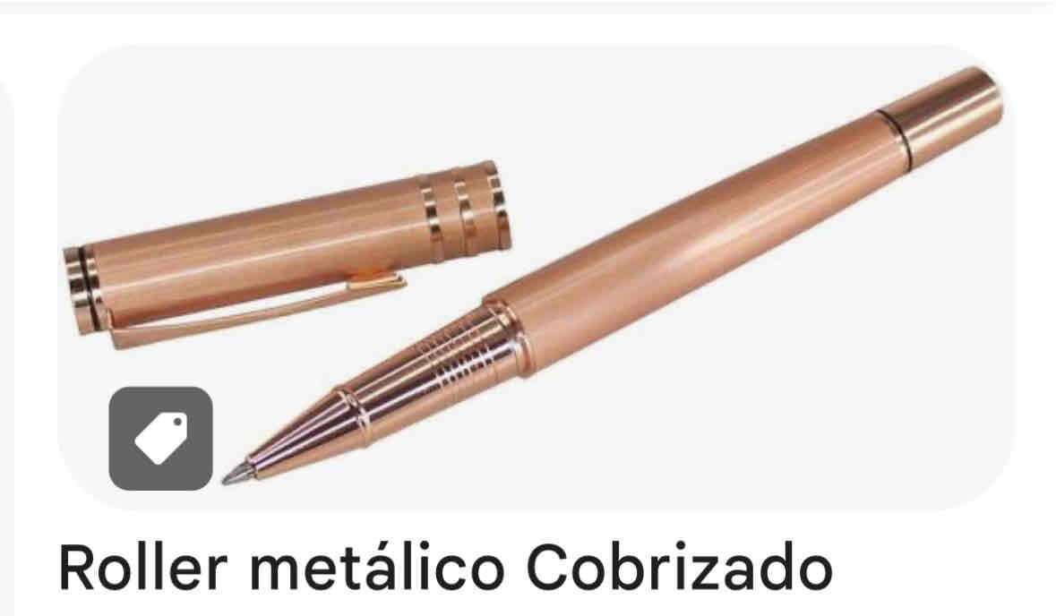 Bolígrafo metálico cobrizo