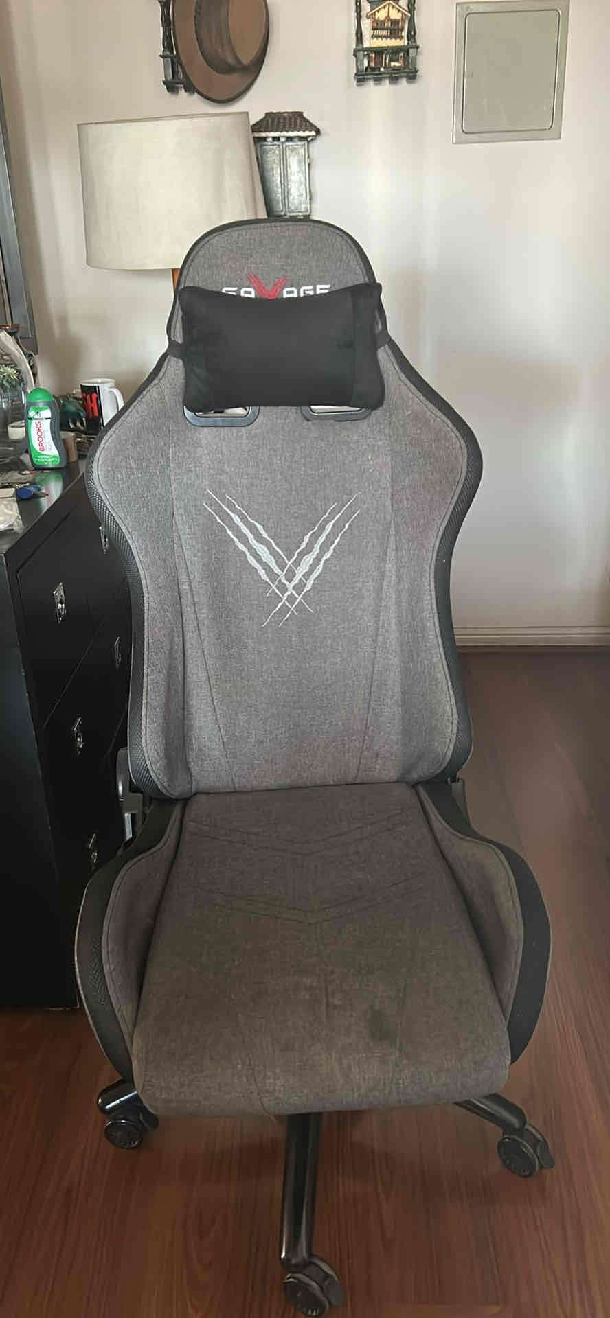 Silla gamer Savage Gaming negra - miniatura 2