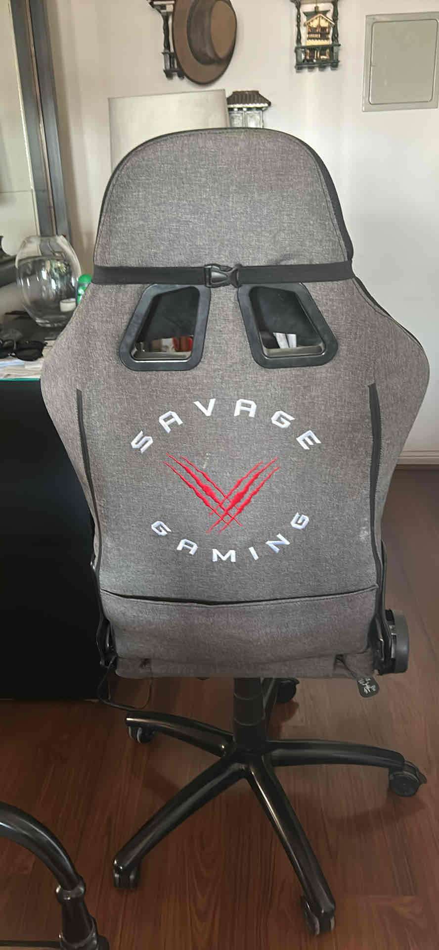 Silla gamer Savage Gaming negra - miniatura 3