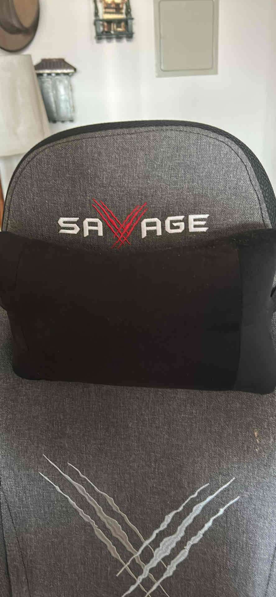 Silla gamer Savage Gaming negra - miniatura 4