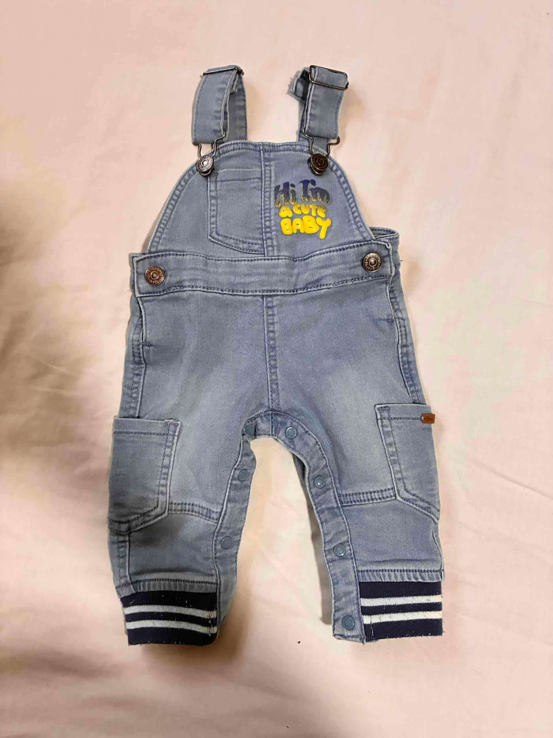 Jardinera de mezclilla Black and Blue