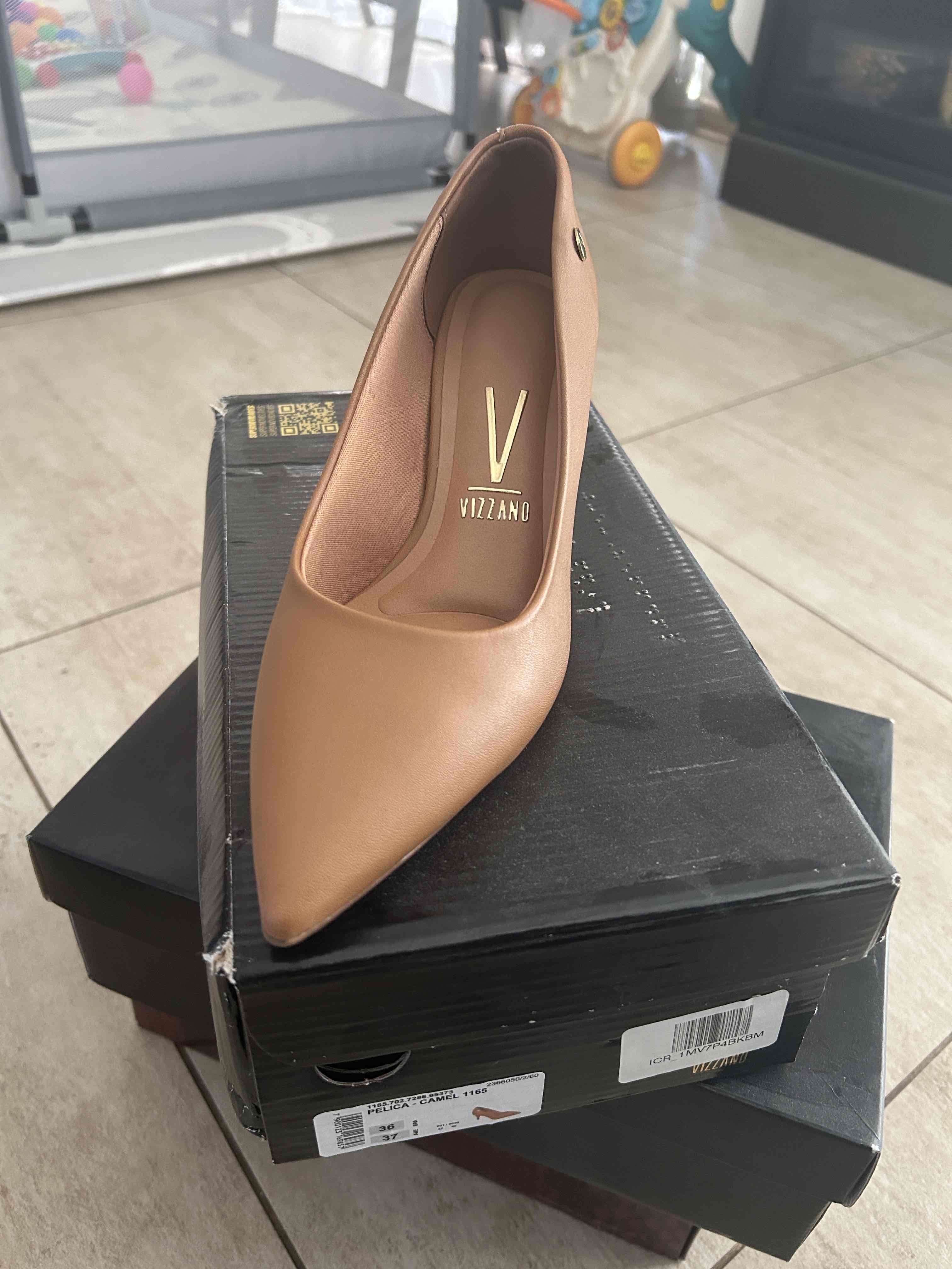 Zapatos taco camel Vizzano - miniatura 3