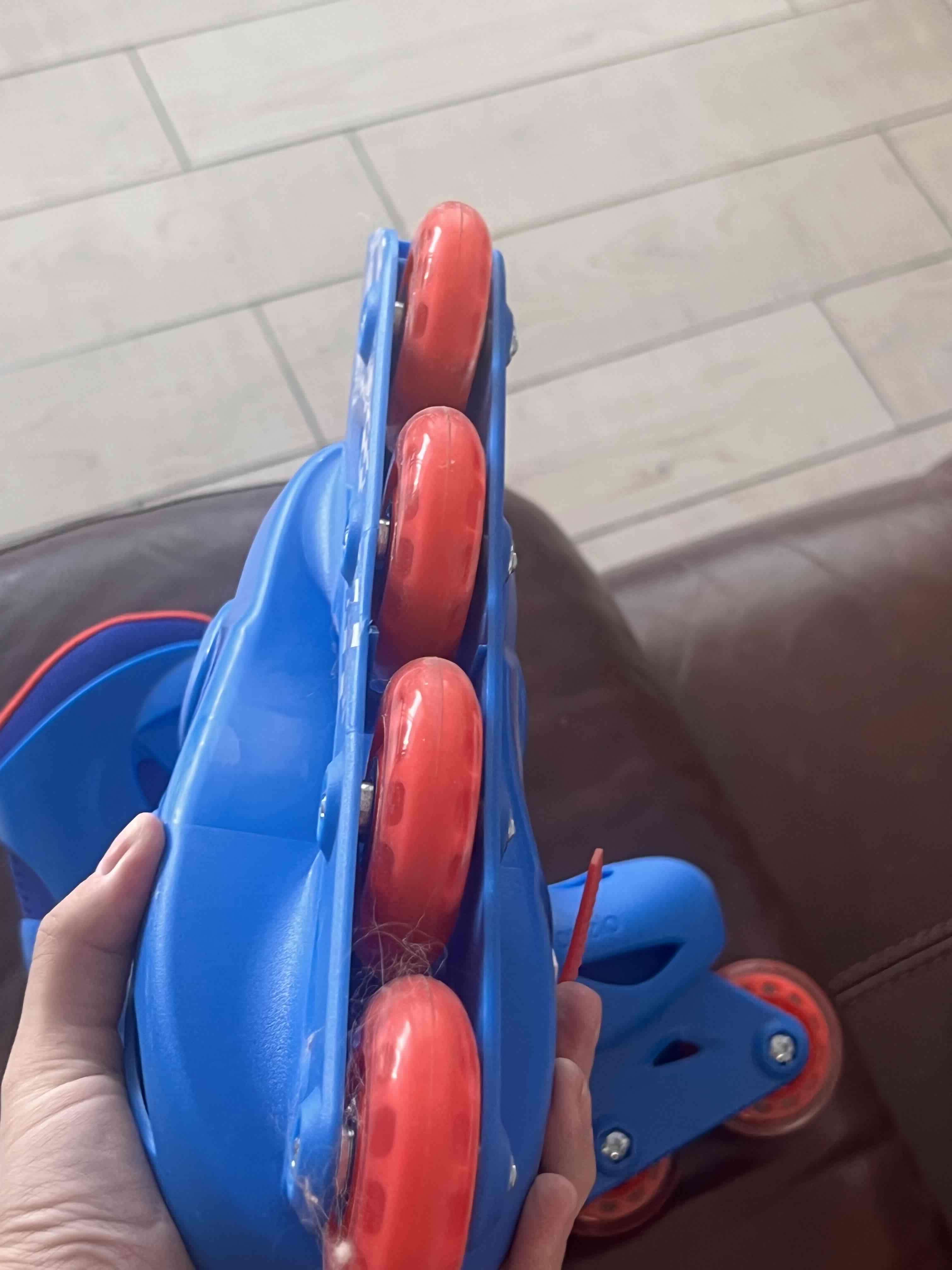 Patines azules ajuste doble