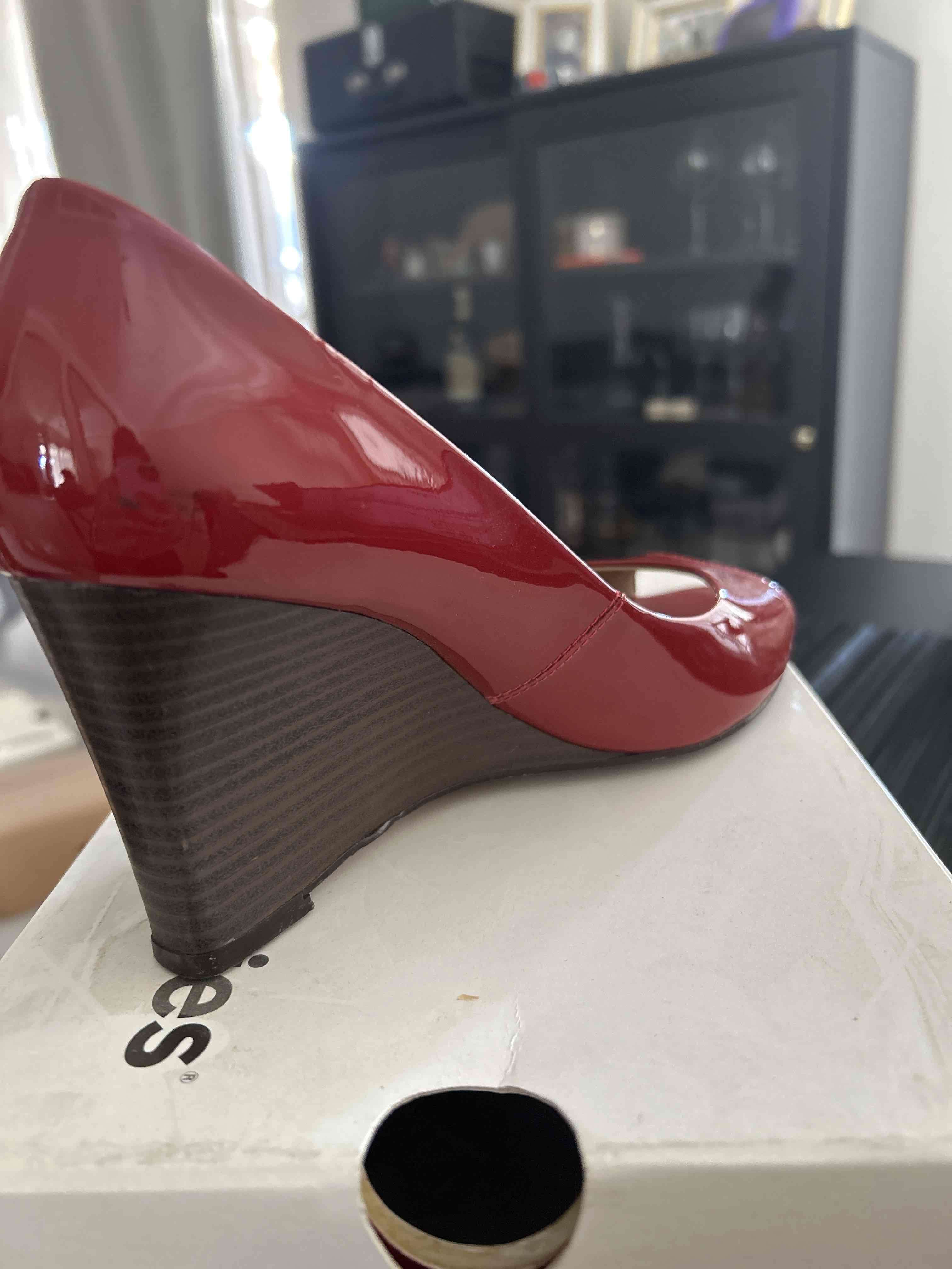 Zapatos rojos mujer Hush Puppies - miniatura 3