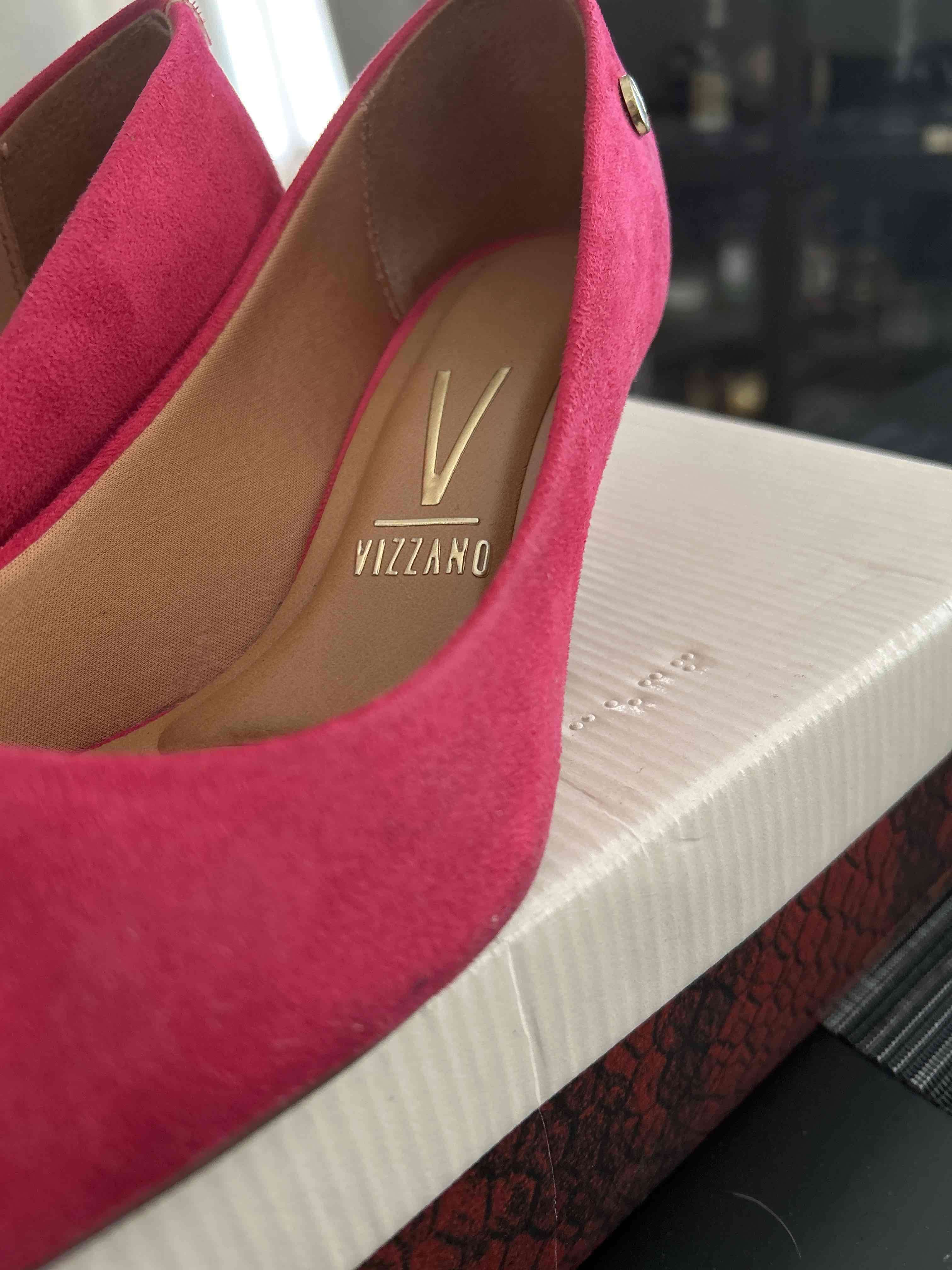 Zapatos de tacón fucsia Vizzano - miniatura 3