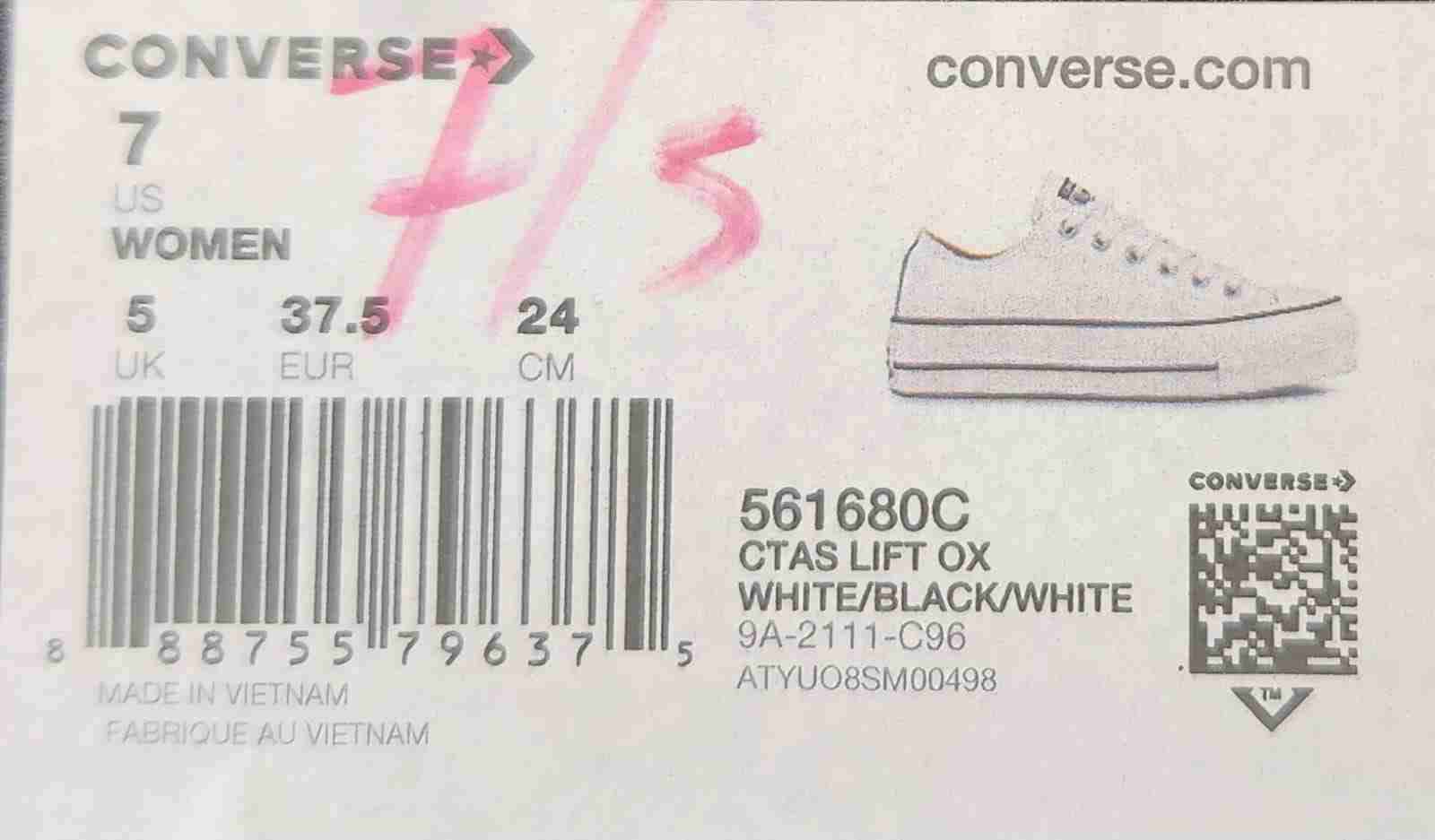 Zapatillas Converse blancas mujer