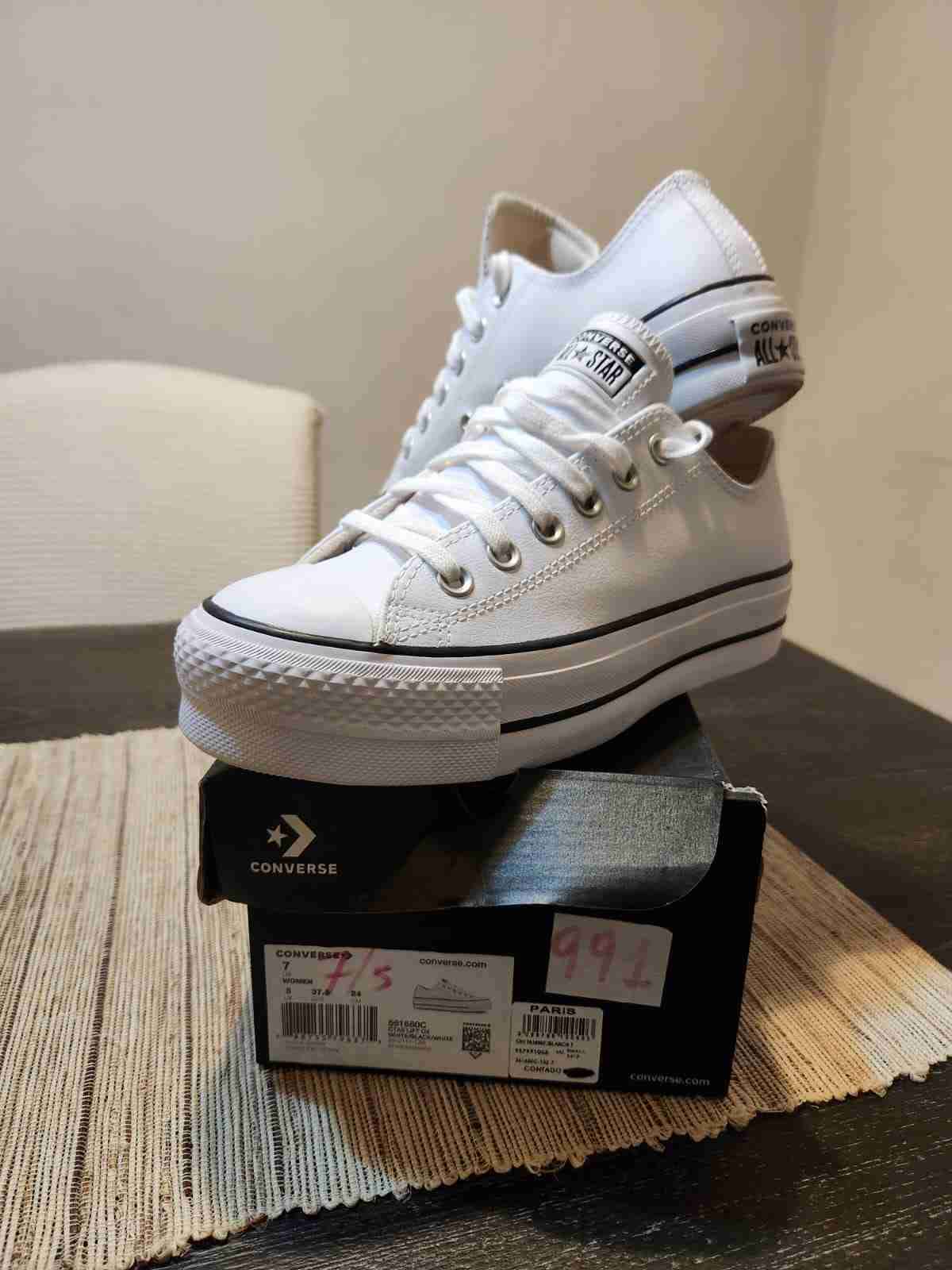 Zapatillas Converse blancas mujer - miniatura 4