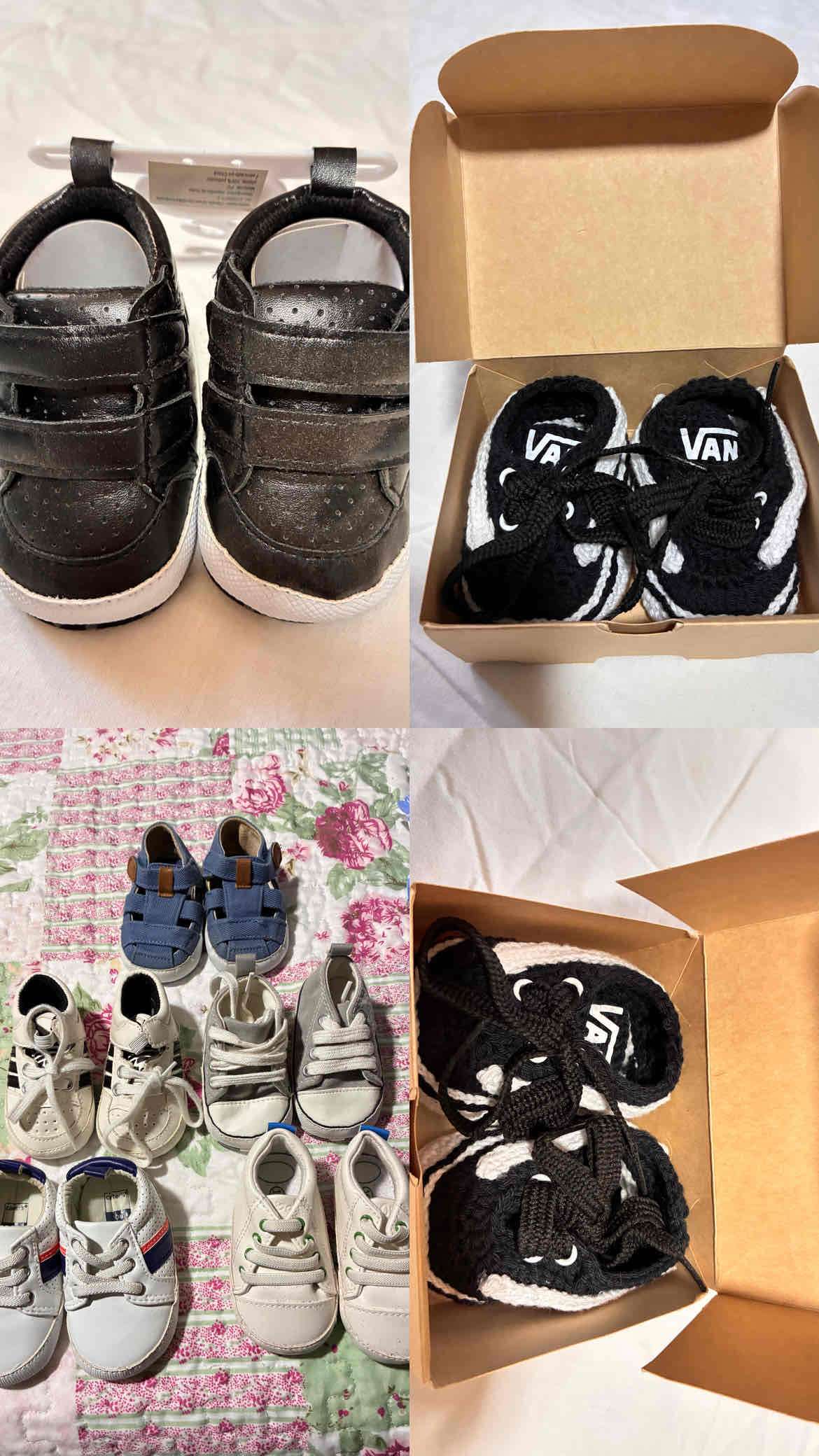 Zapatos de bebé variados