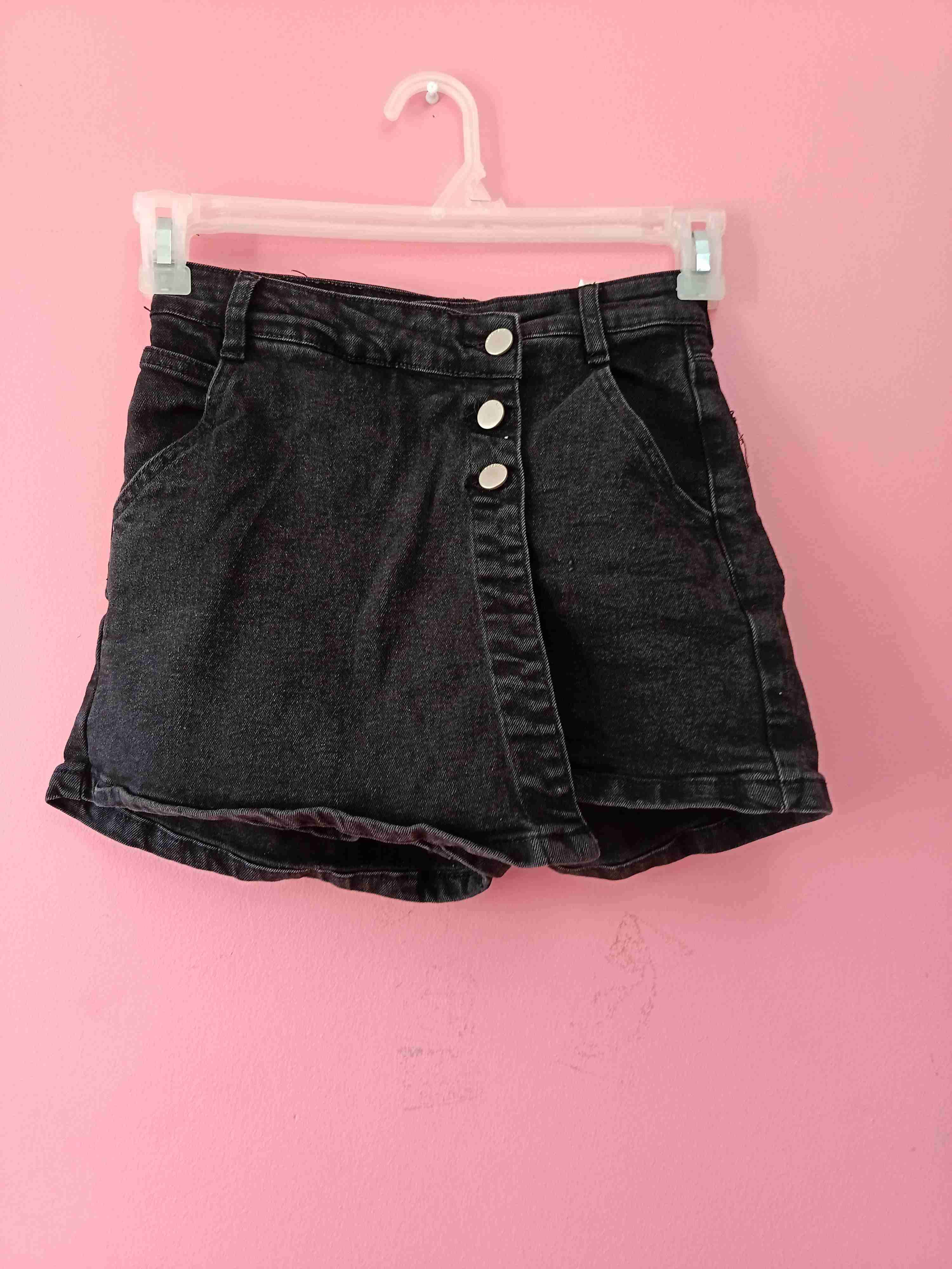 Shorts de mezclilla negros - miniatura 4