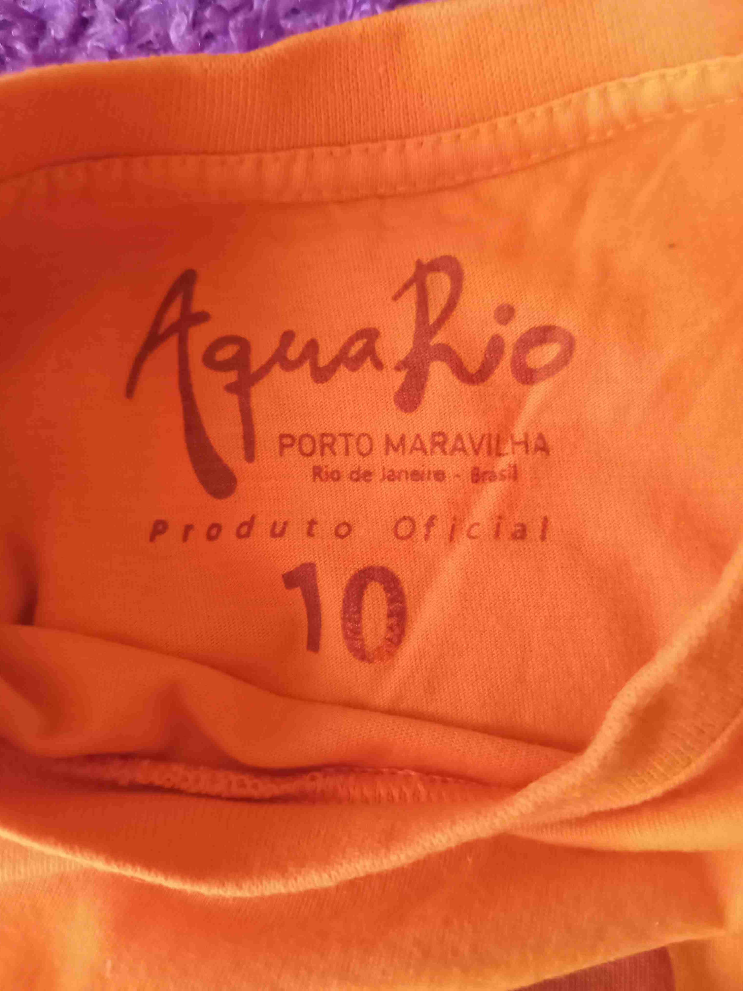Polera naranja con diseño de peces/Niño - miniatura 2