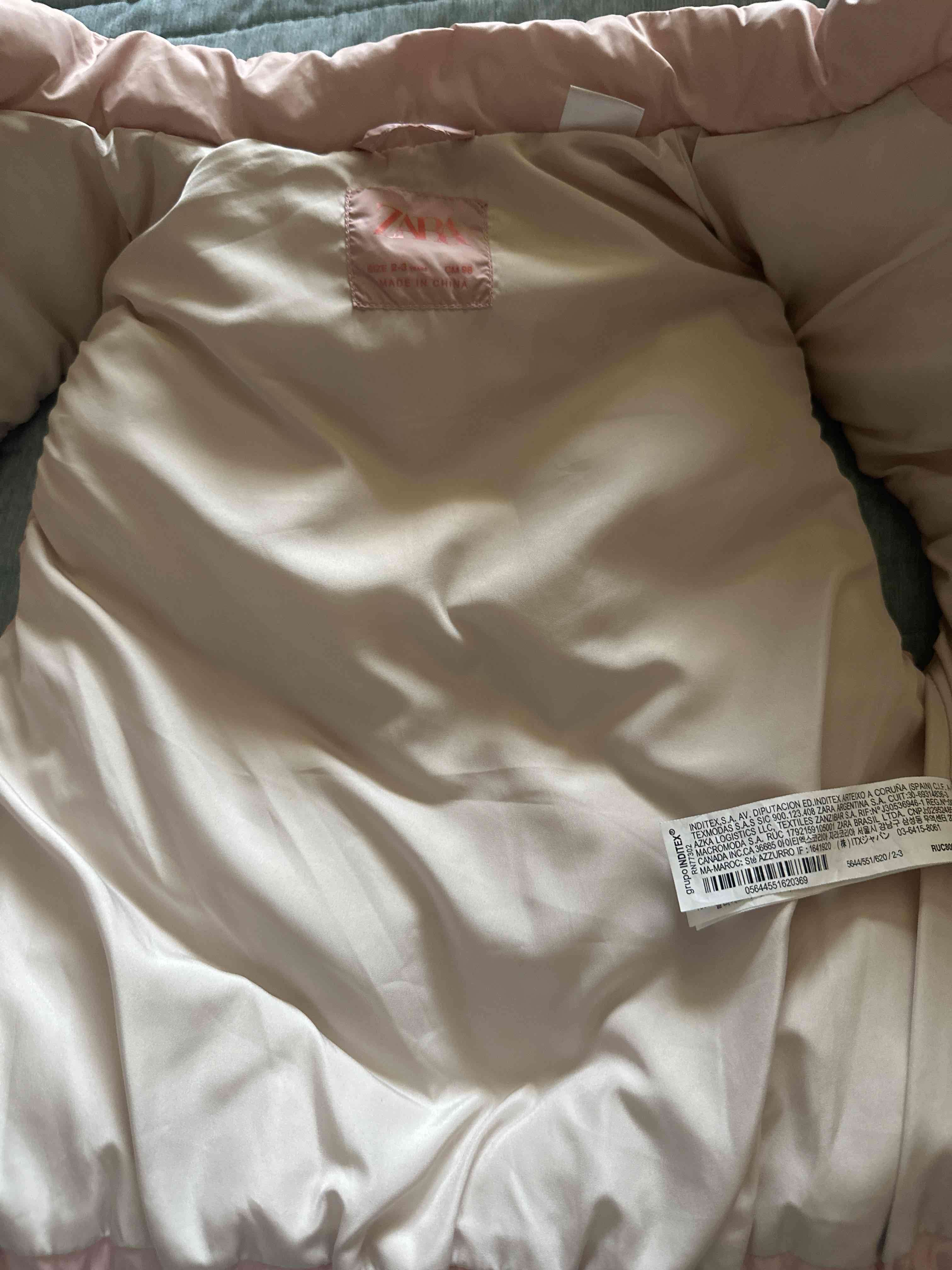 Chaleco inflado rosado claro - miniatura 3