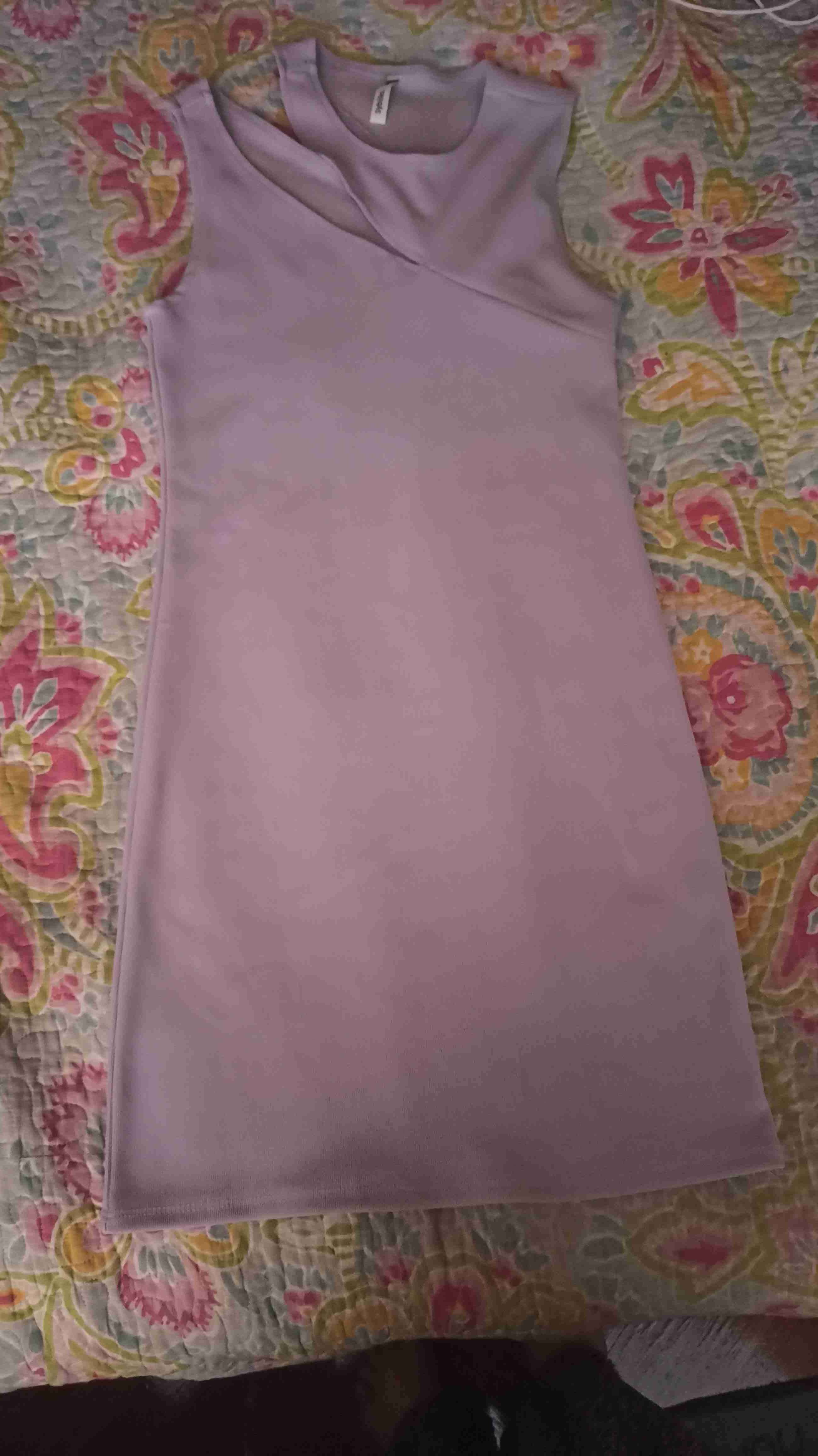 Vestido sin mangas lila