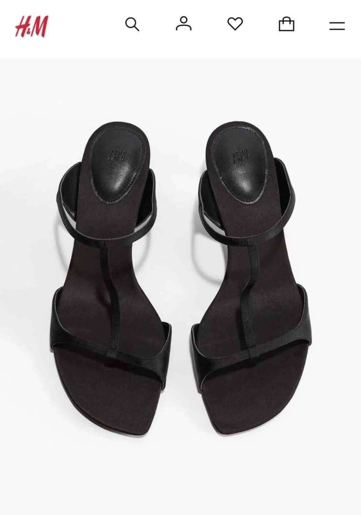 Sandalias negras H&M