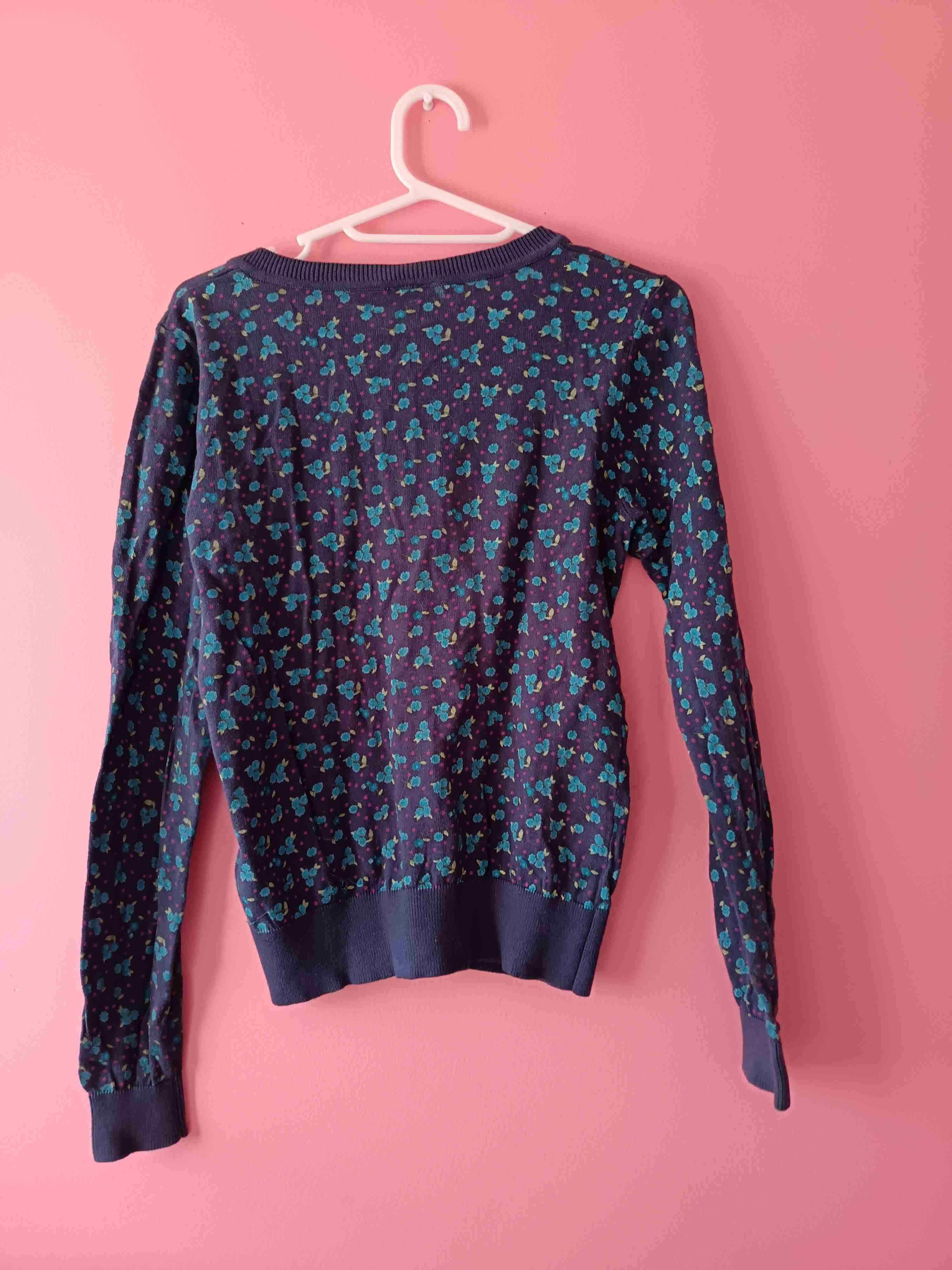 Chaleco floral azul oscuro - miniatura 3