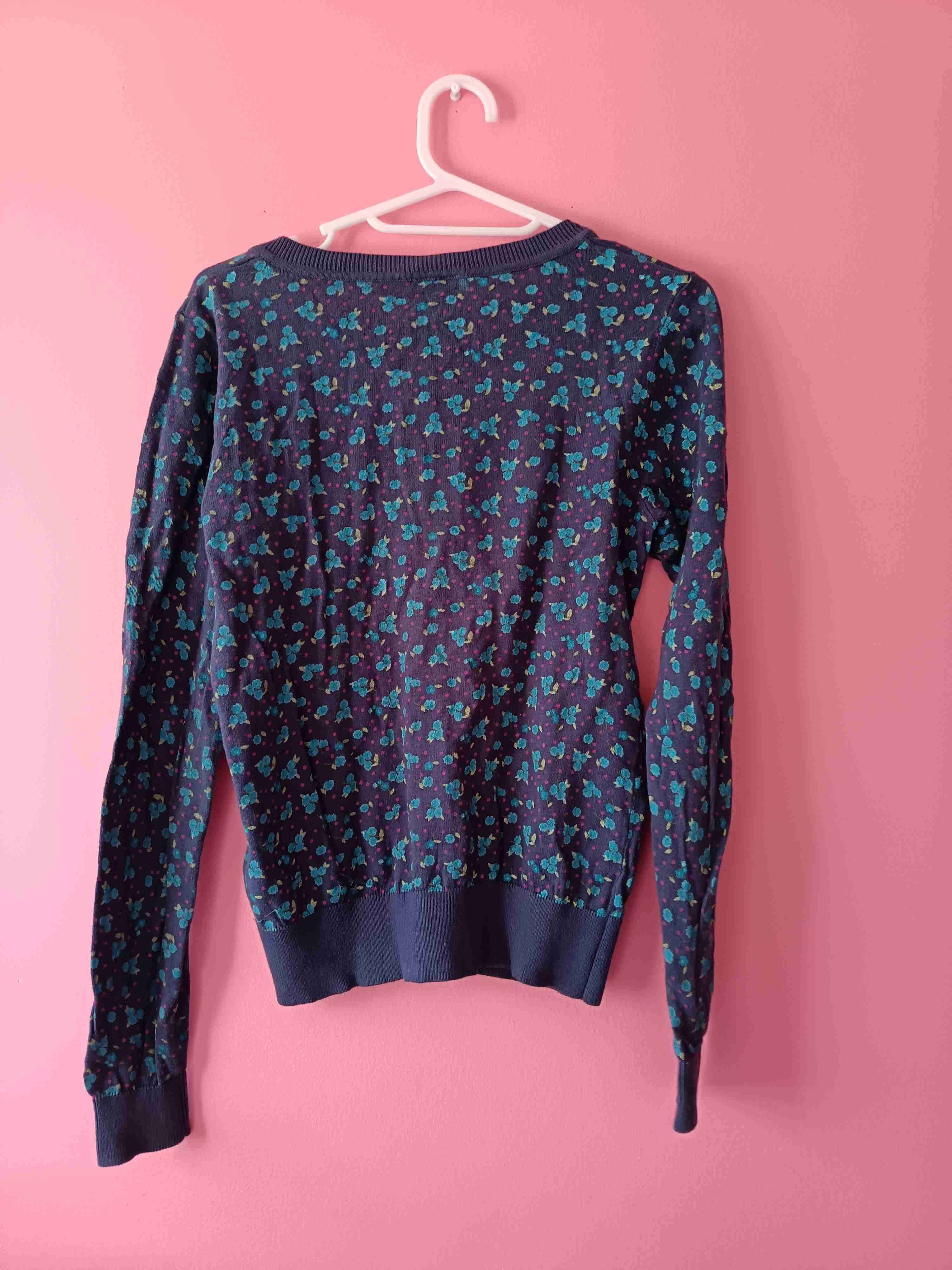 Chaleco floral azul oscuro - miniatura 4