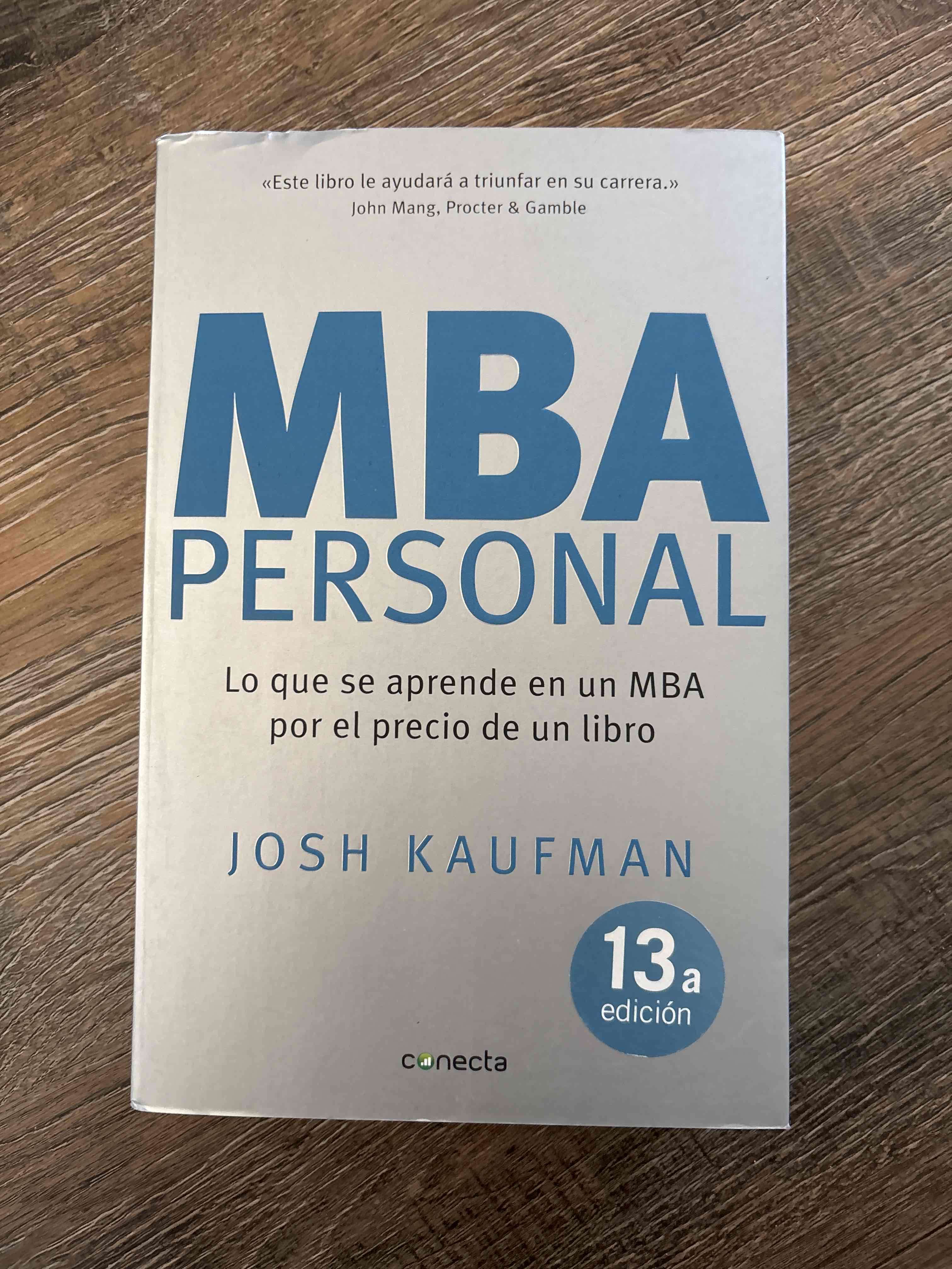 Libro MBA Personal 13ª edición