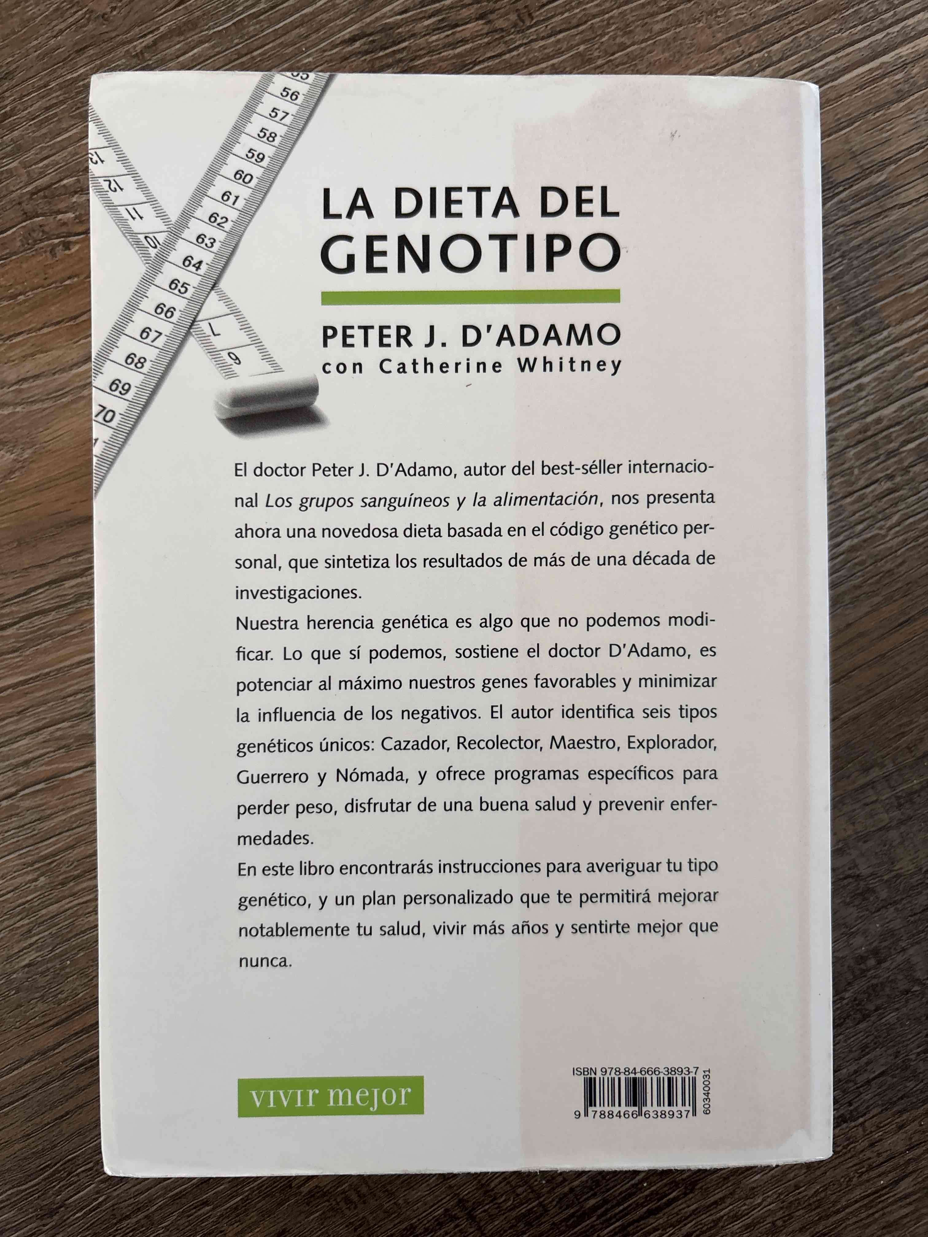 Libro La Dieta del Genotipo - miniatura 2