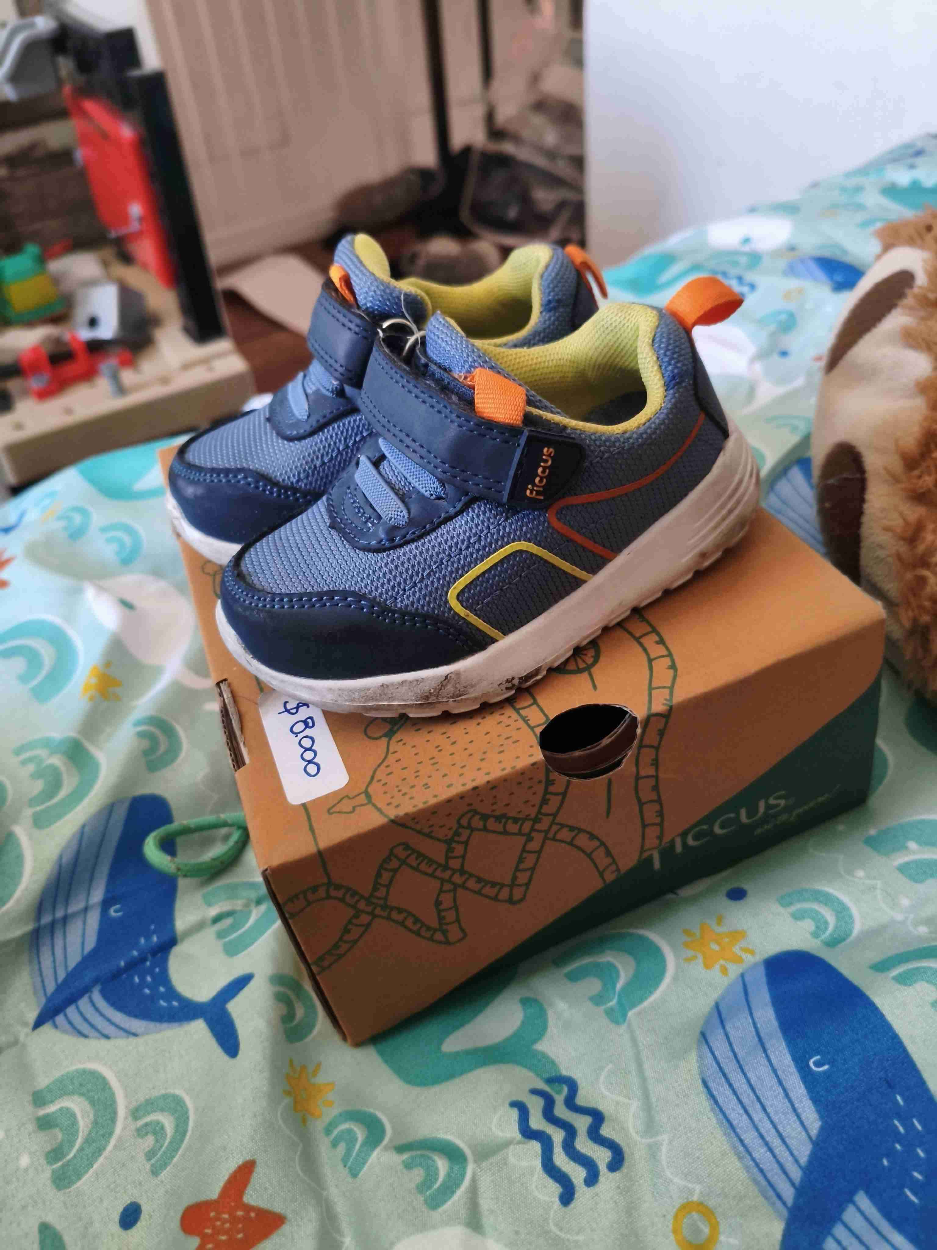 Zapatillas infantiles azul marino - miniatura 2