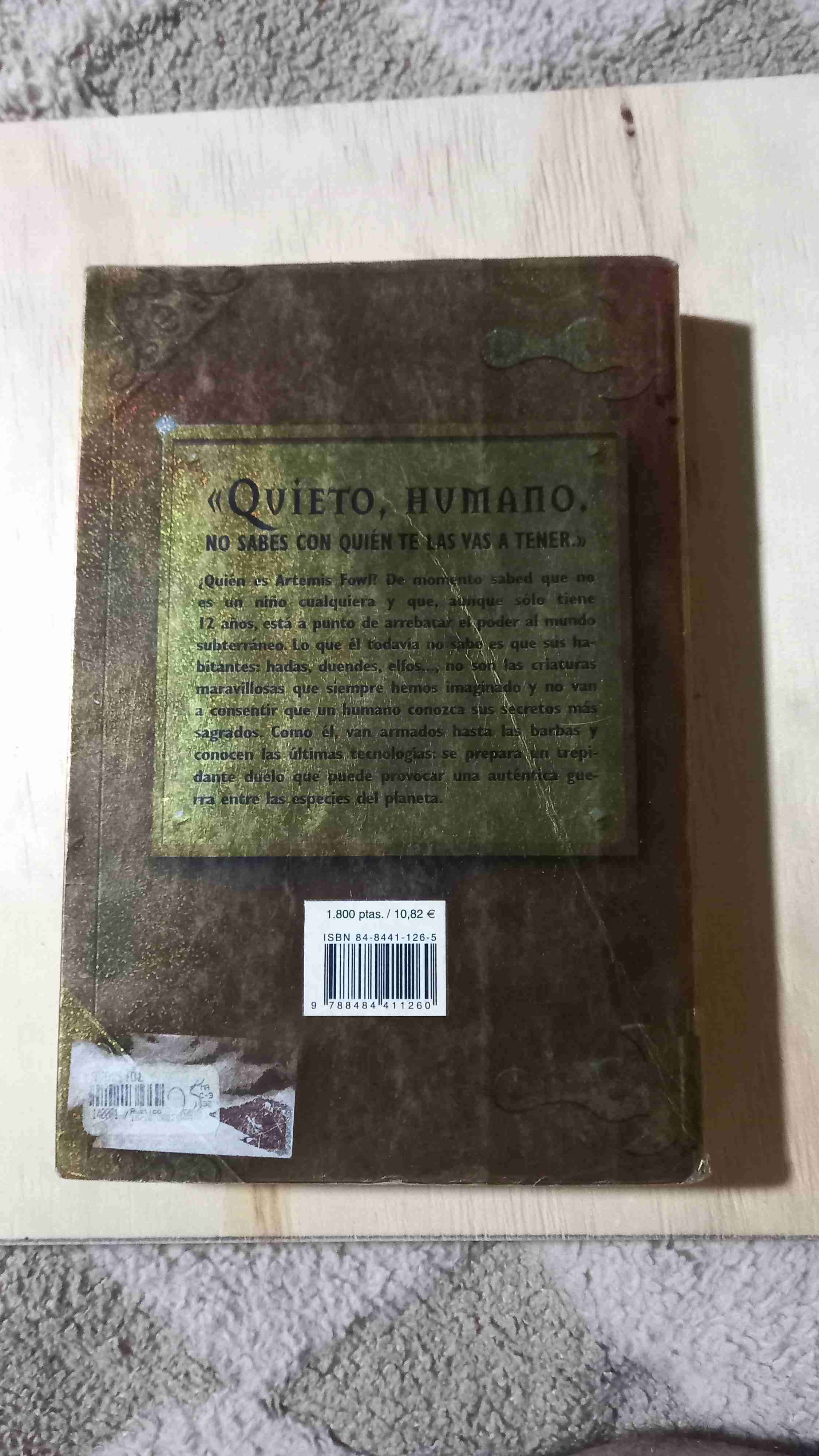 Libro Artemis Fowl de Eoin Colfer - miniatura 2