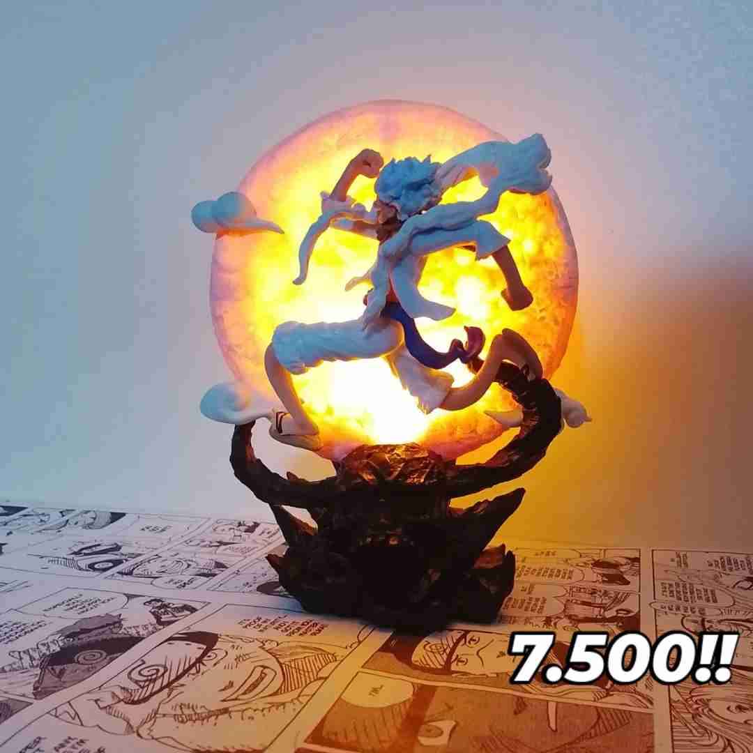 Luffy Figura Lampara Anime Decorativa